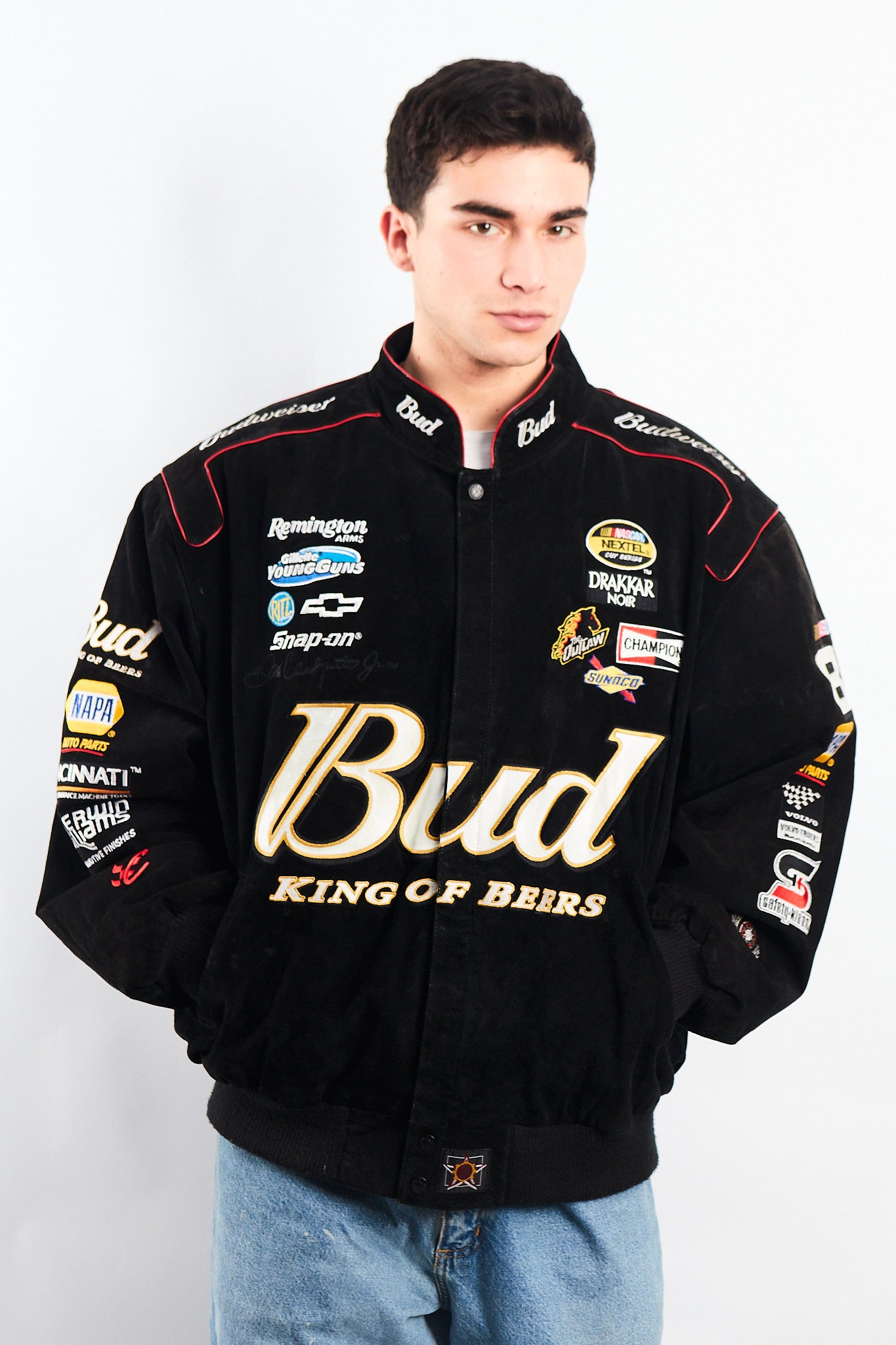 2004 Chase x Jeff Hamilton Dale Earnhardt Leather Racing Jacket (L/XL)