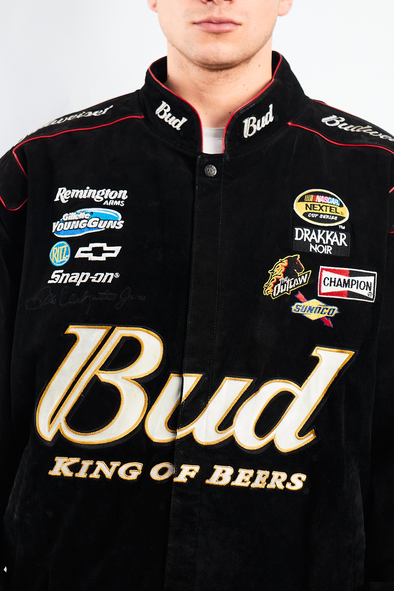 2004 Chase x Jeff Hamilton Dale Earnhardt Leather Racing Jacket (L/XL)