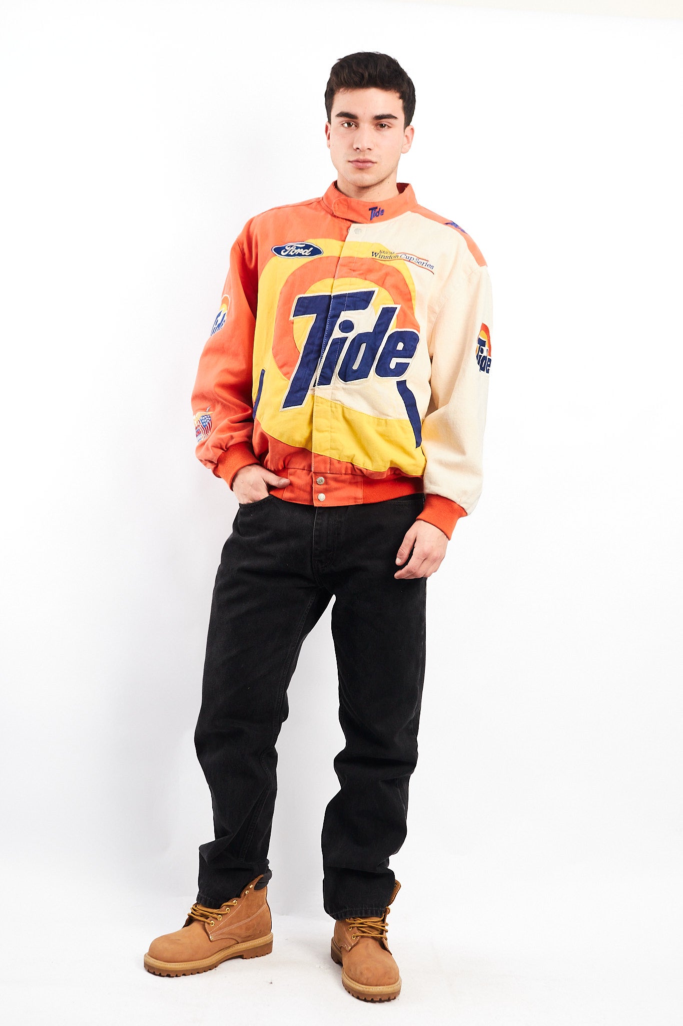 1998 Vintage Jeff Hamilton Ford x Tide Racing Jacket (M/L)