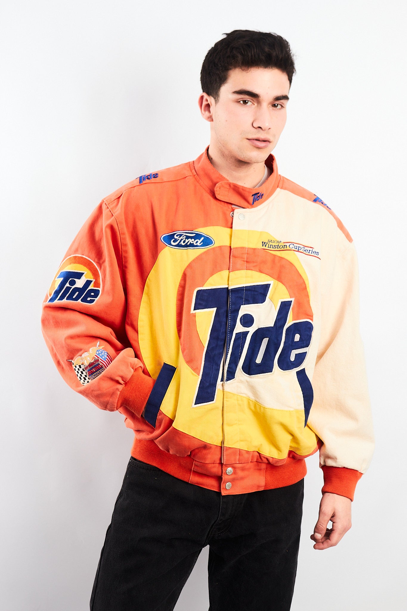 1998 Vintage Jeff Hamilton Ford x Tide Racing Jacket (M/L)