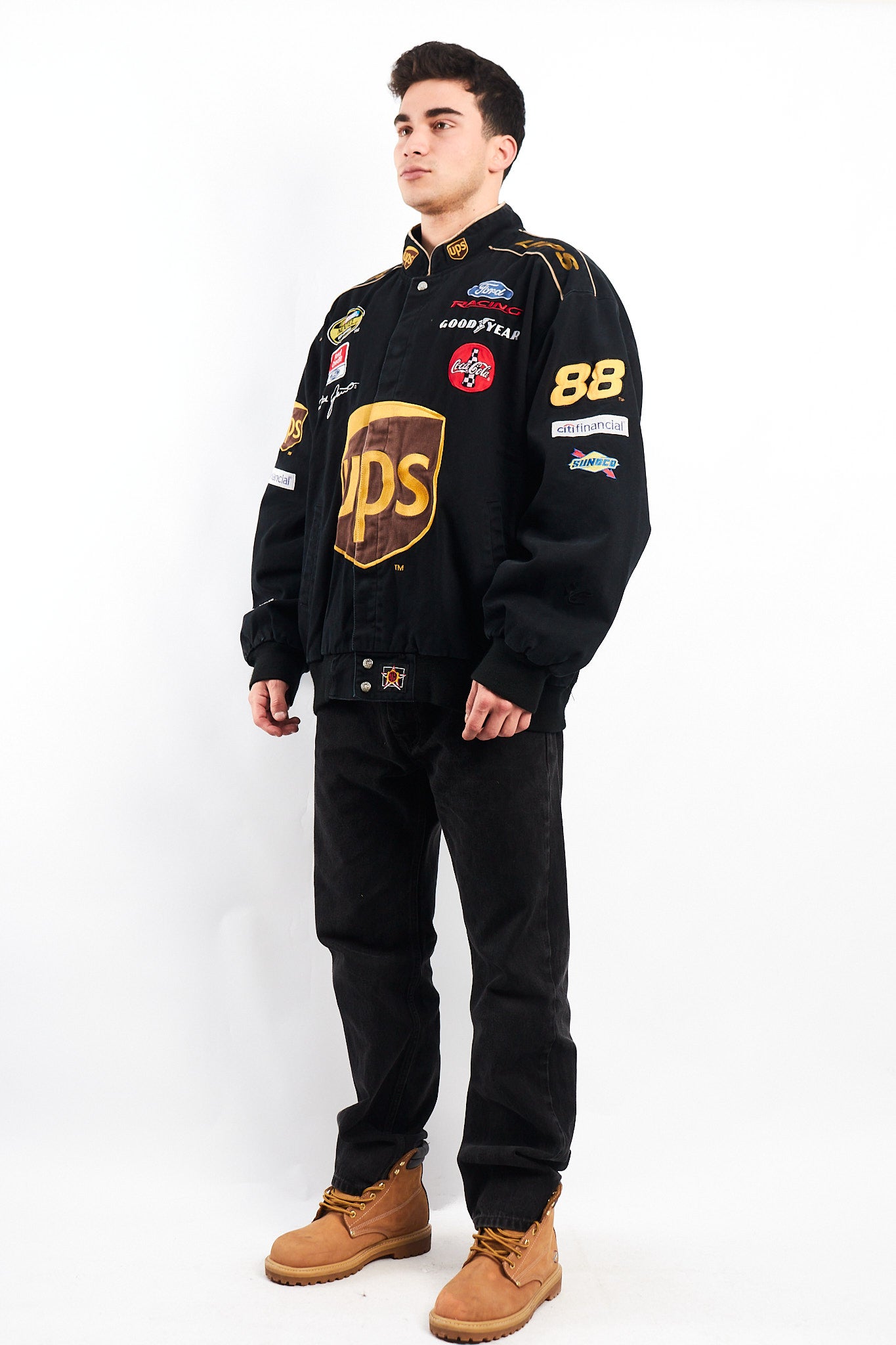 2004 Vintage Jeff Hamilton x Nascar Ford Racing Jacket (XL)
