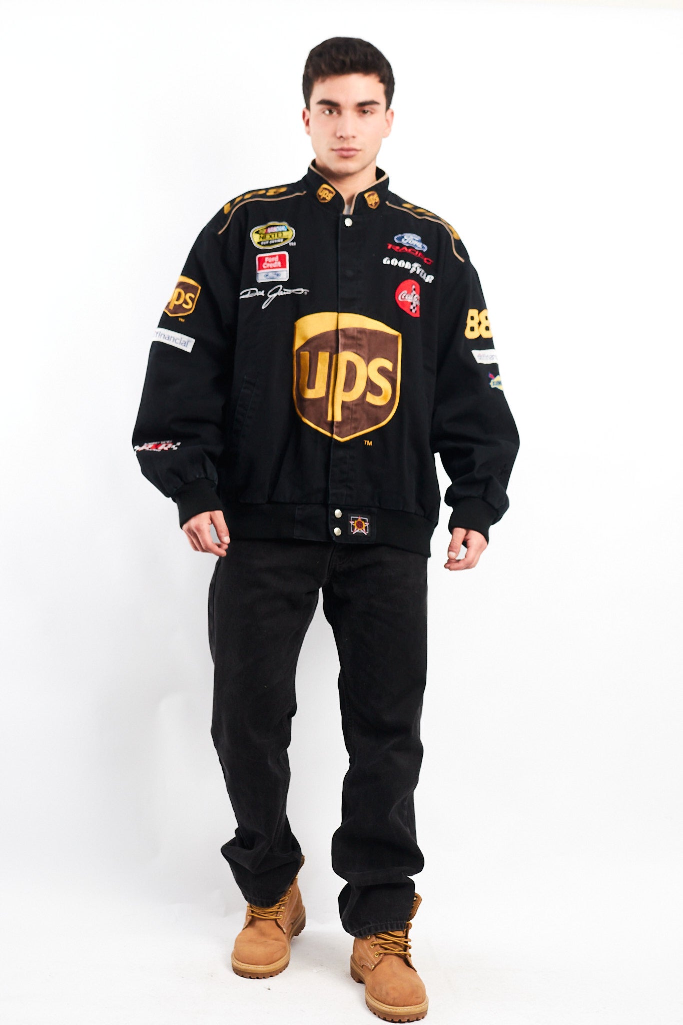 2004 Vintage Jeff Hamilton x Nascar Ford Racing Jacket (XL)