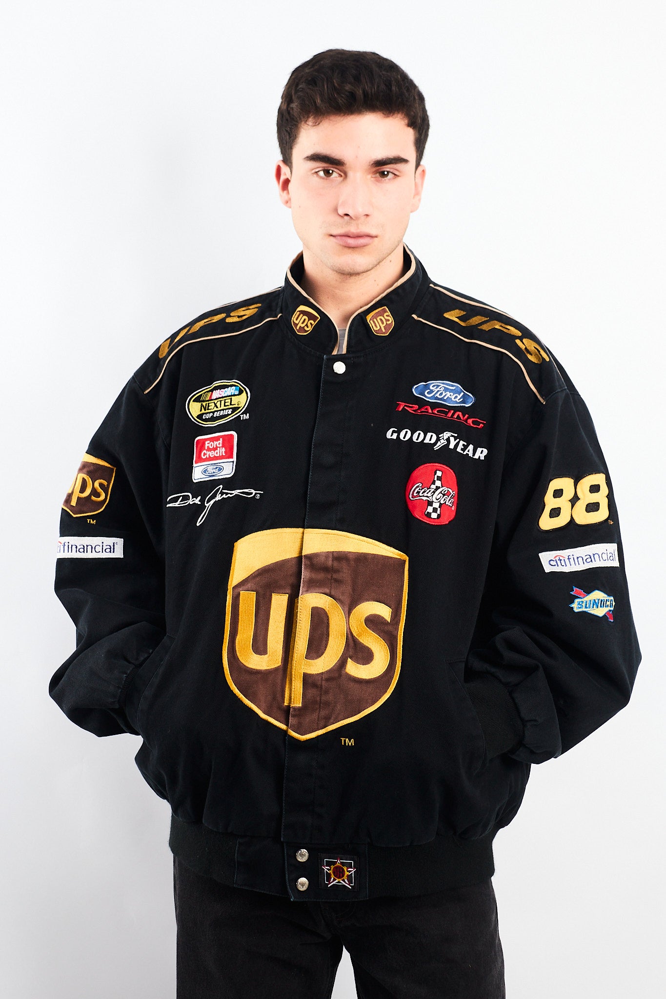 2004 Vintage Jeff Hamilton x Nascar Ford Racing Jacket (XL)