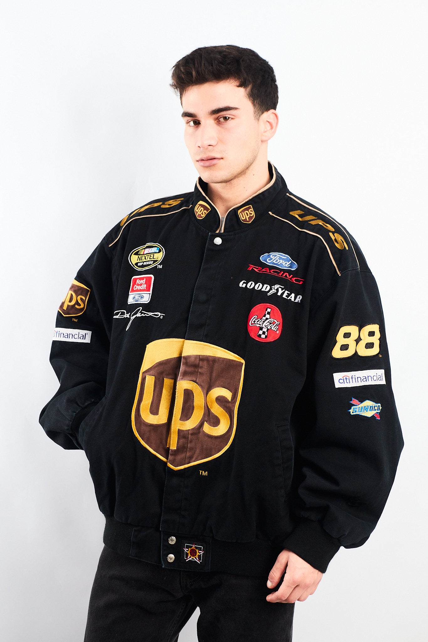 2004 Vintage Jeff Hamilton x Nascar Ford Racing Jacket (XL)