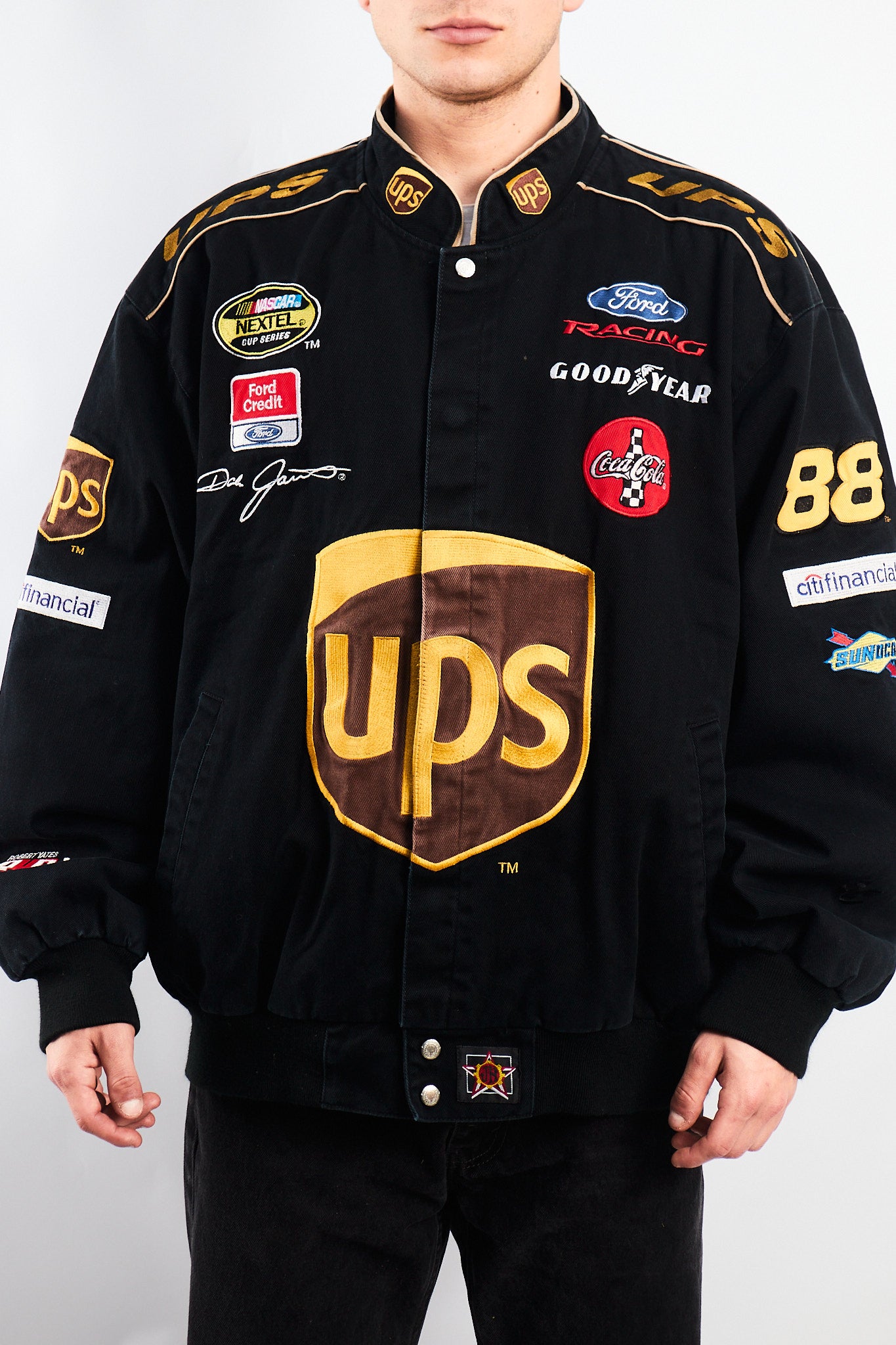 2004 Vintage Jeff Hamilton x Nascar Ford Racing Jacket (XL)