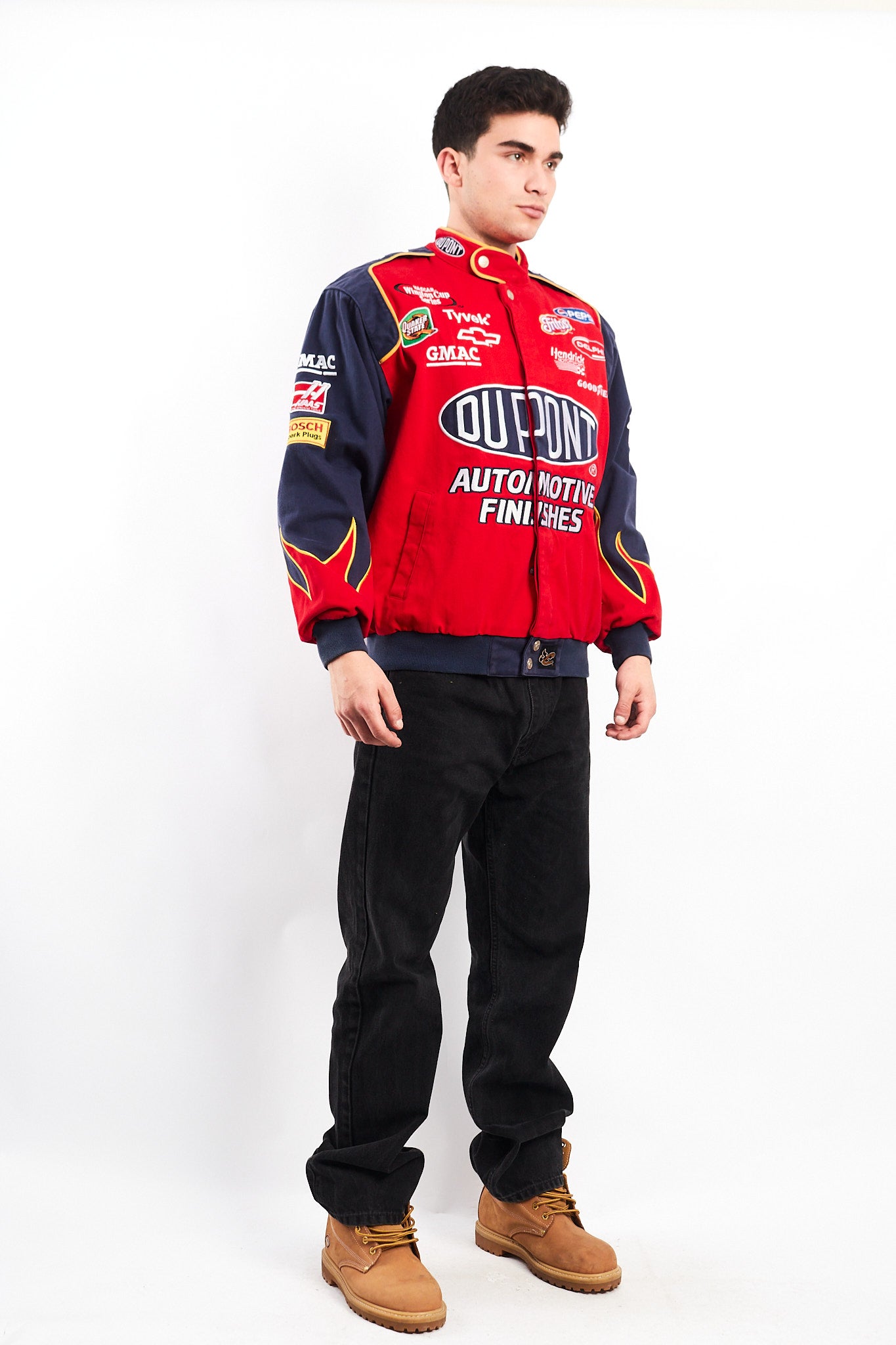 2000 Vintage Jeff Gordon #24 Nascar Dupont Flames Racing Jacket (M/L)