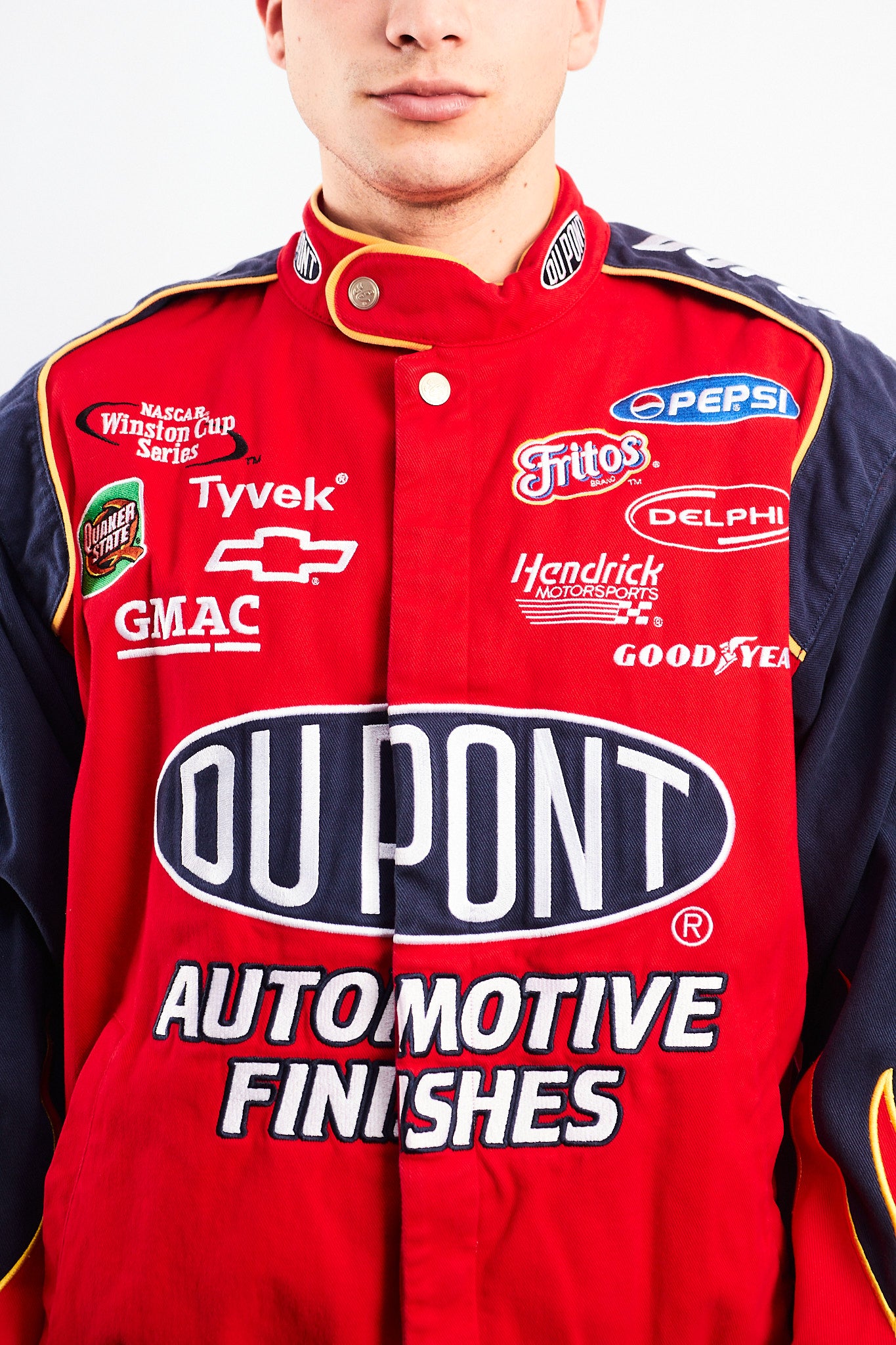 2000 Vintage Jeff Gordon #24 Nascar Dupont Flames Racing Jacket (M/L)
