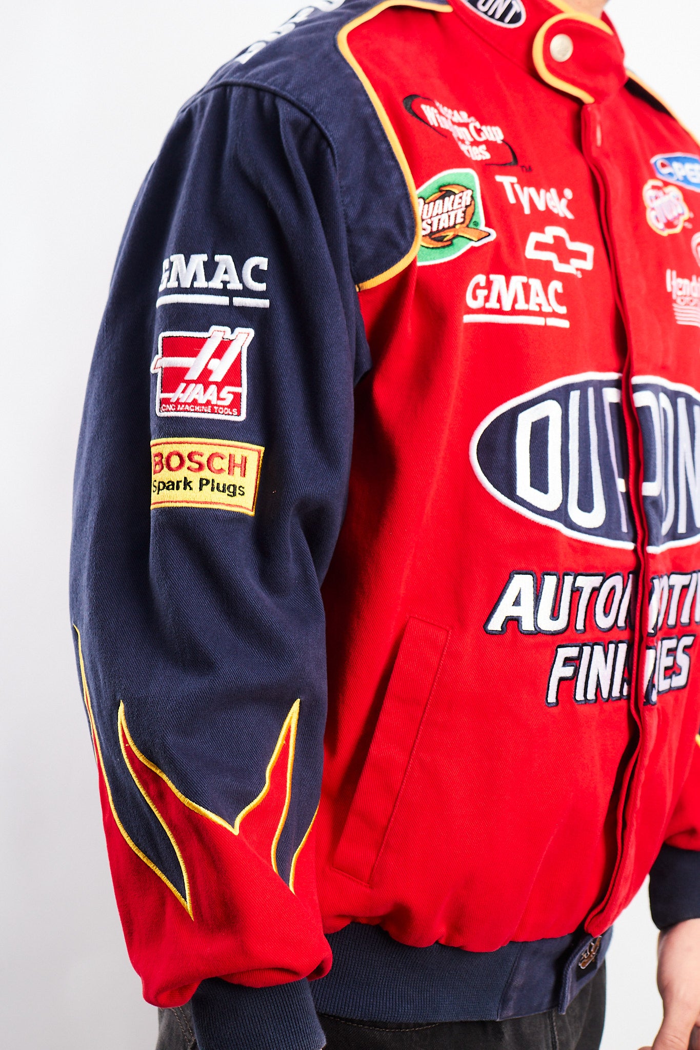 2000 Vintage Jeff Gordon #24 Nascar Dupont Flames Racing Jacket (M/L)