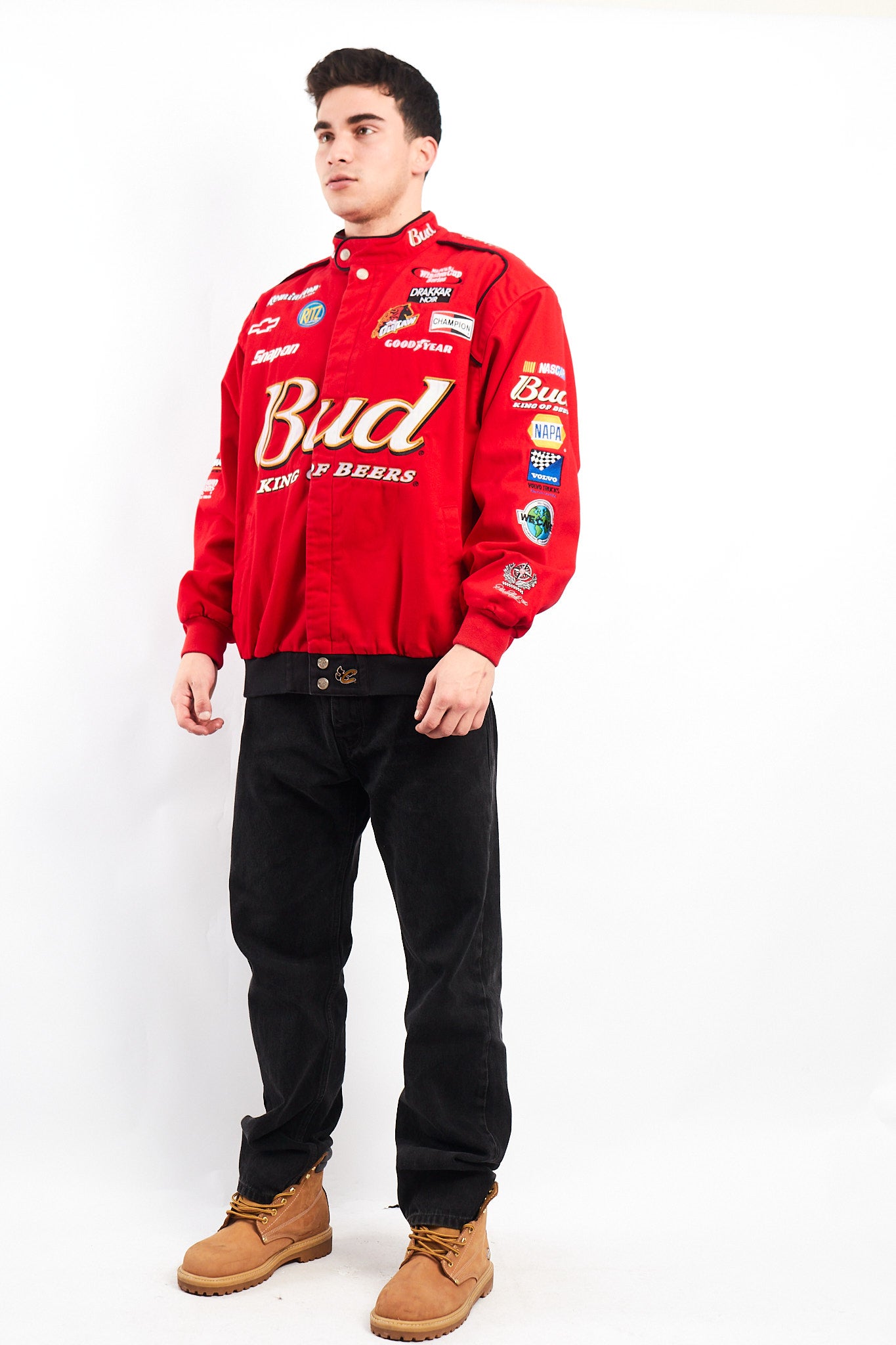 2000 Vintage Chase Nascar Budweiser Dale Earnhardt Jr Racing Jacket (L)