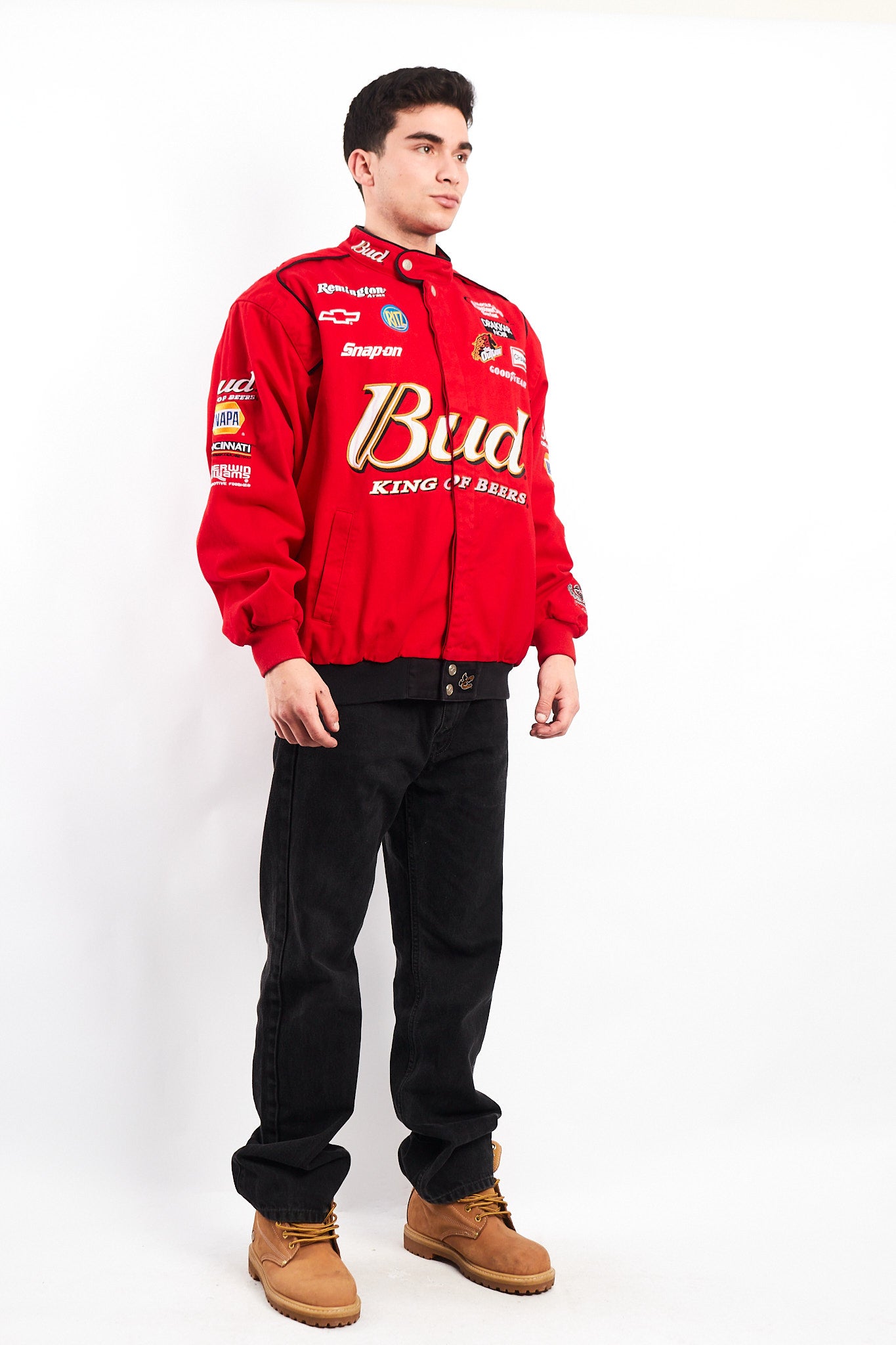2000 Vintage Chase Nascar Budweiser Dale Earnhardt Jr Racing Jacket (L)