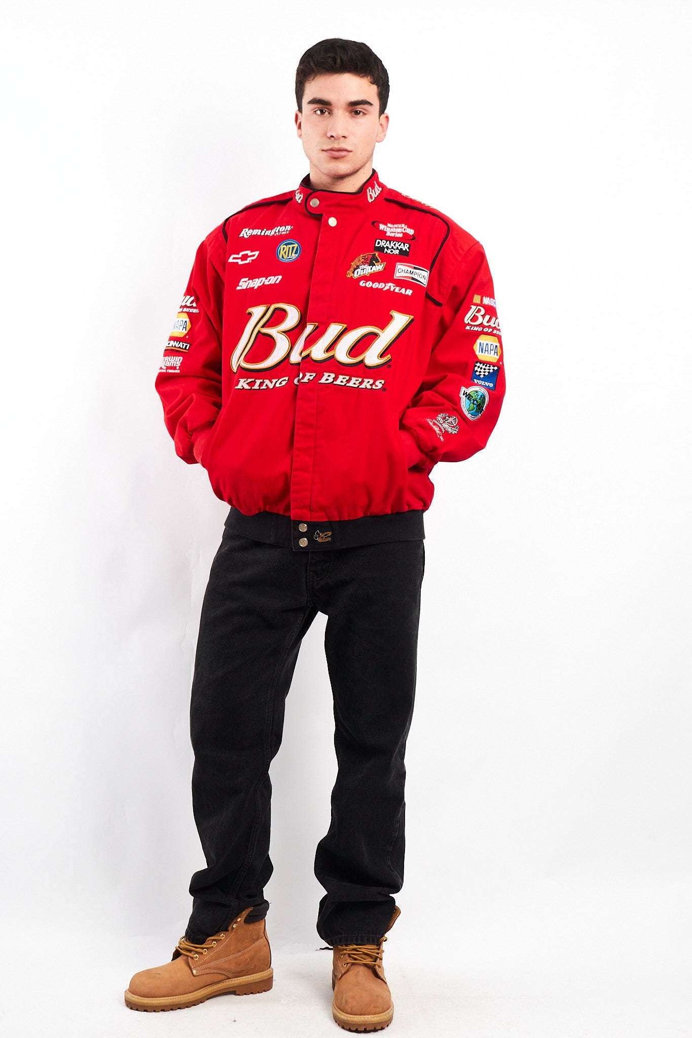 2000 Vintage Chase Nascar Budweiser Dale Earnhardt Jr Racing Jacket (L)