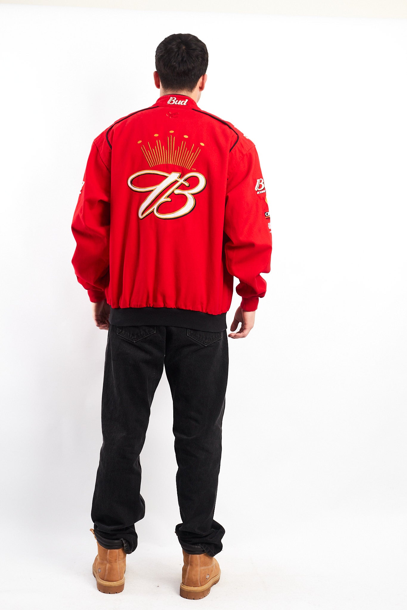 2000 Vintage Chase Nascar Budweiser Dale Earnhardt Jr Racing Jacket (L)