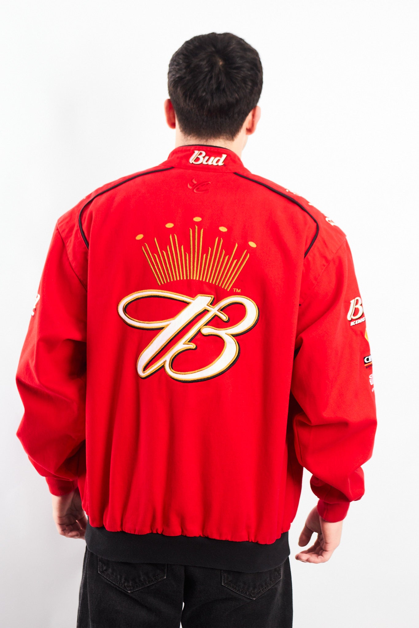 2000 Vintage Chase Nascar Budweiser Dale Earnhardt Jr Racing Jacket (L)