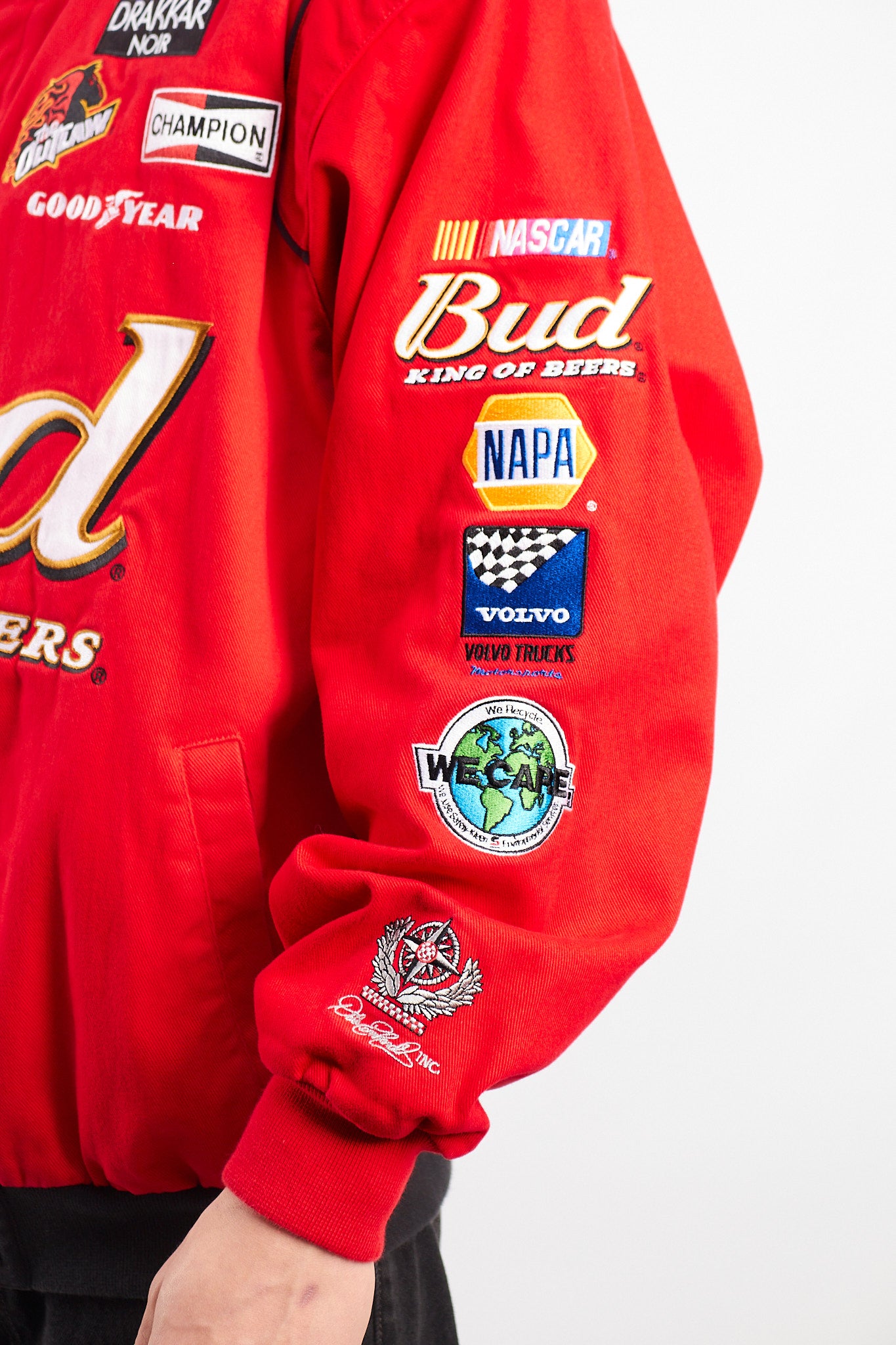 2000 Vintage Chase Nascar Budweiser Dale Earnhardt Jr Racing Jacket (L)
