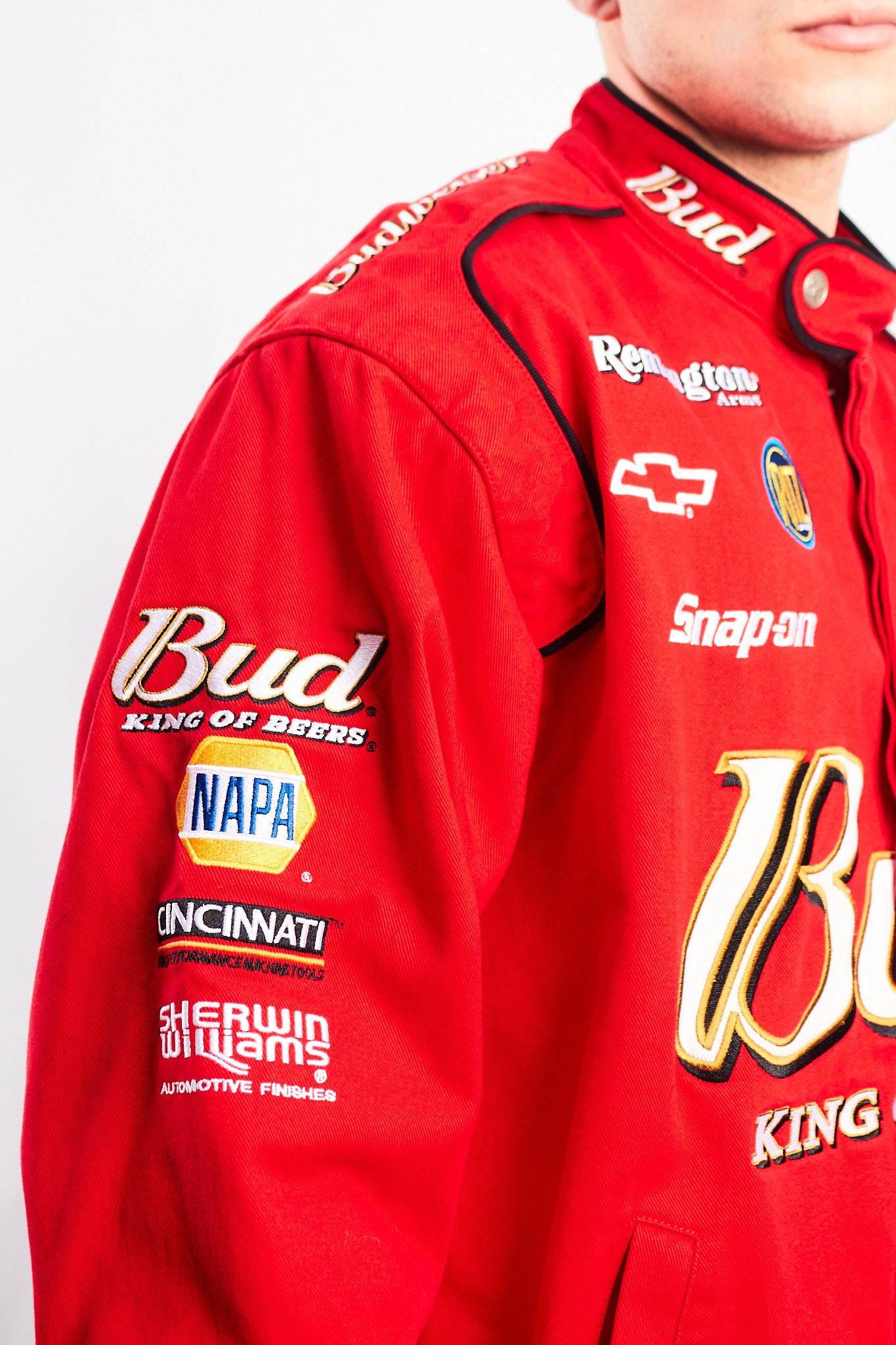 2000 Vintage Chase Nascar Budweiser Dale Earnhardt Jr Racing Jacket (L)