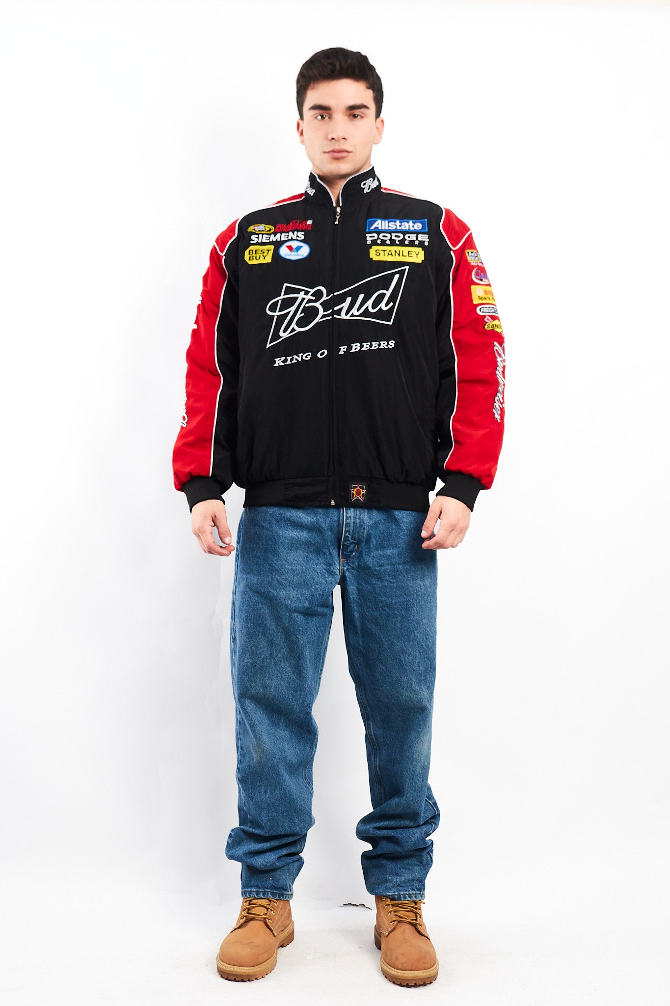 2008 Jeff Hamilton x Nascar Budweiser x Dodge Racing Jacket (M/L)