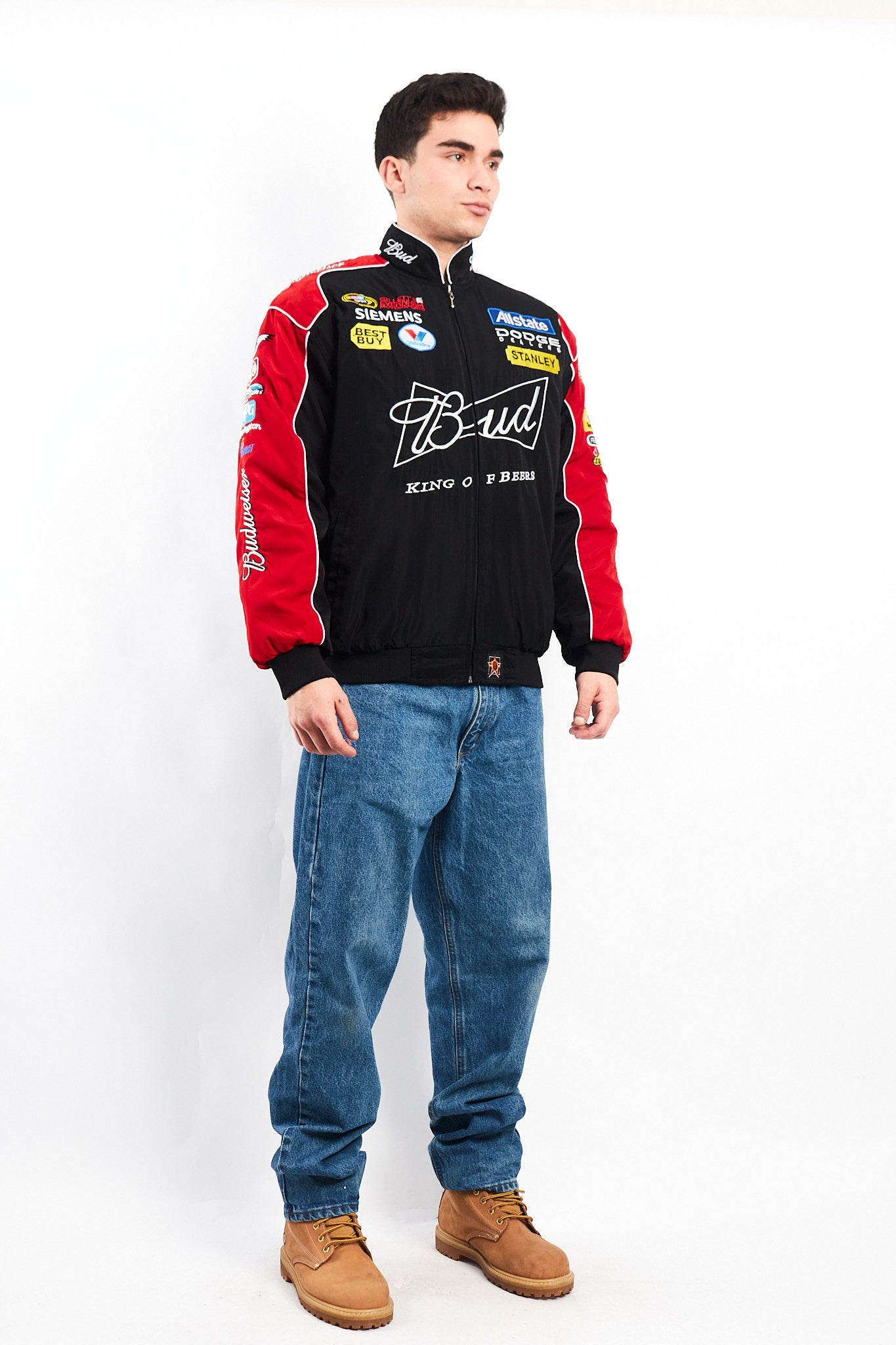 2008 Jeff Hamilton x Nascar Budweiser x Dodge Racing Jacket (M/L)