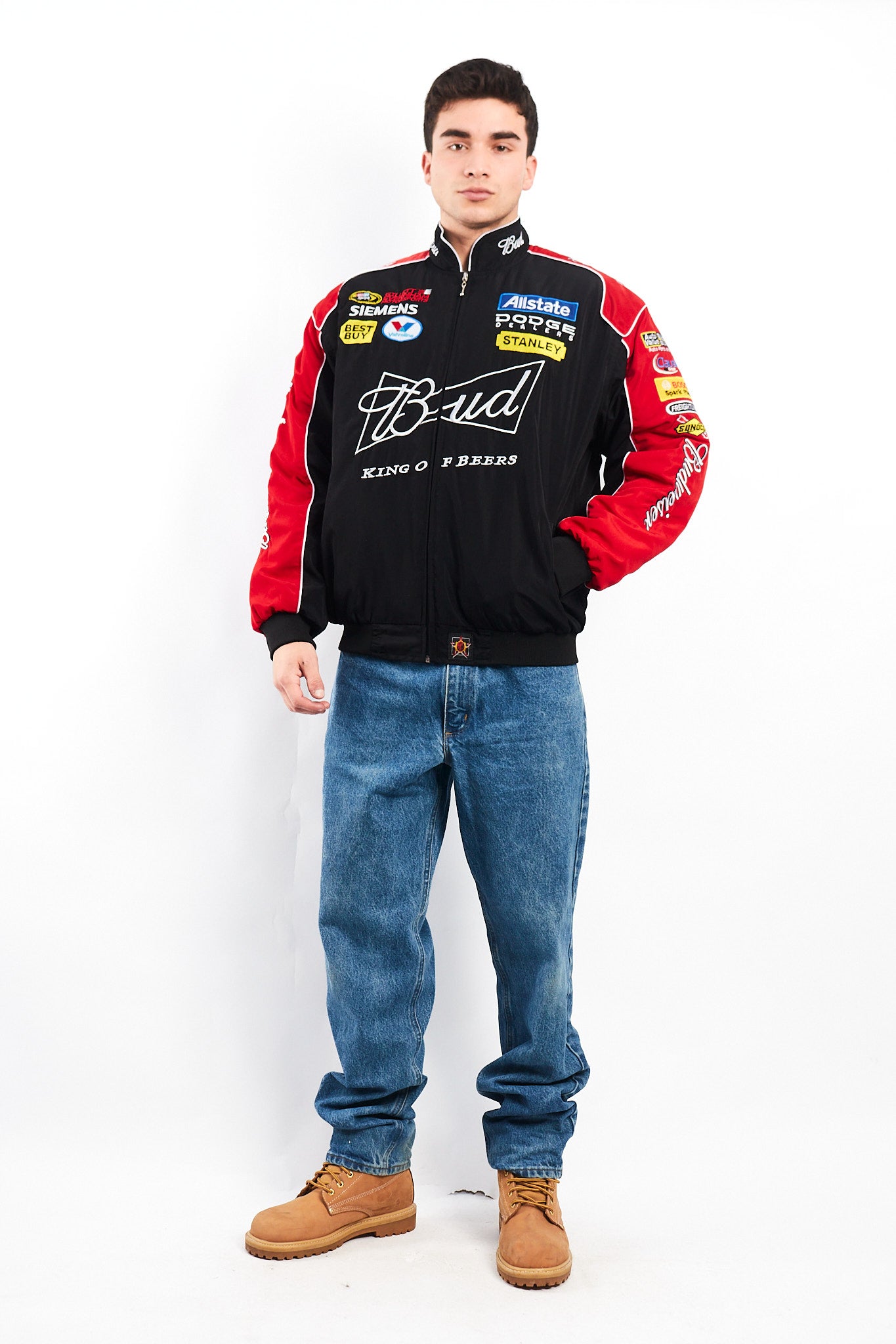 2008 Jeff Hamilton x Nascar Budweiser x Dodge Racing Jacket (M/L)