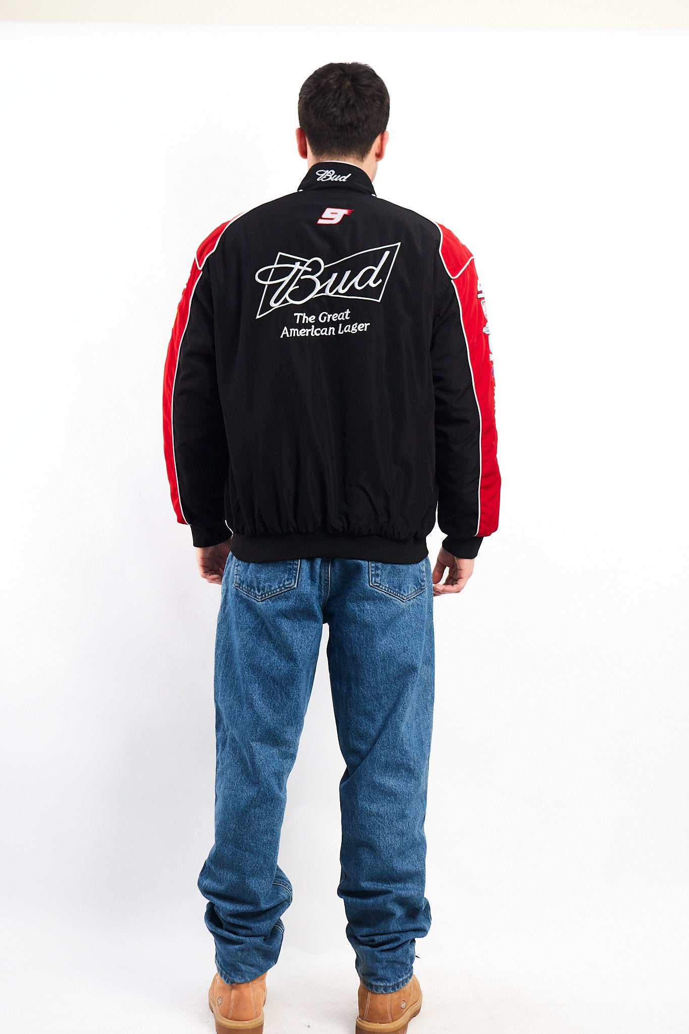2008 Jeff Hamilton x Nascar Budweiser x Dodge Racing Jacket (M/L)