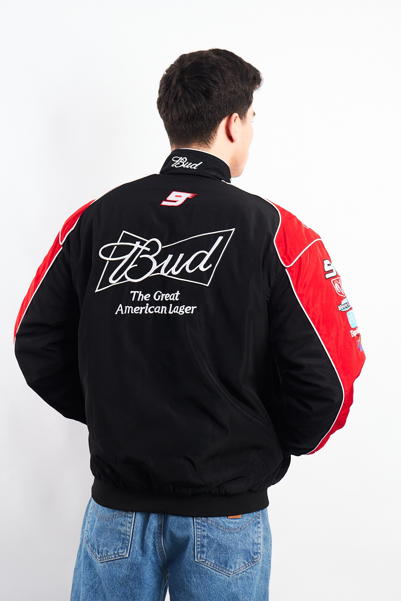 2008 Jeff Hamilton x Nascar Budweiser x Dodge Racing Jacket (M/L)