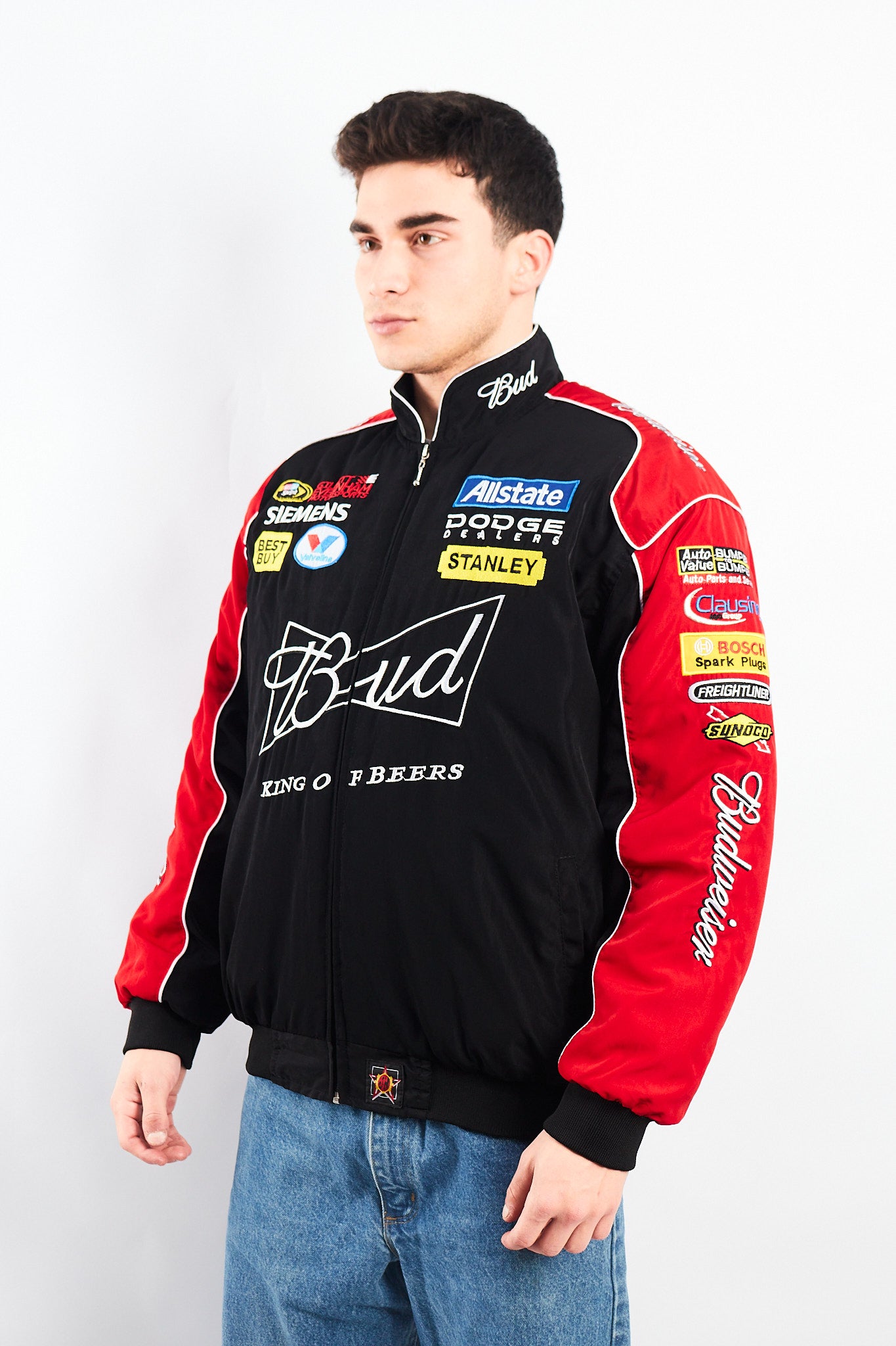2008 Jeff Hamilton x Nascar Budweiser x Dodge Racing Jacket (M/L)