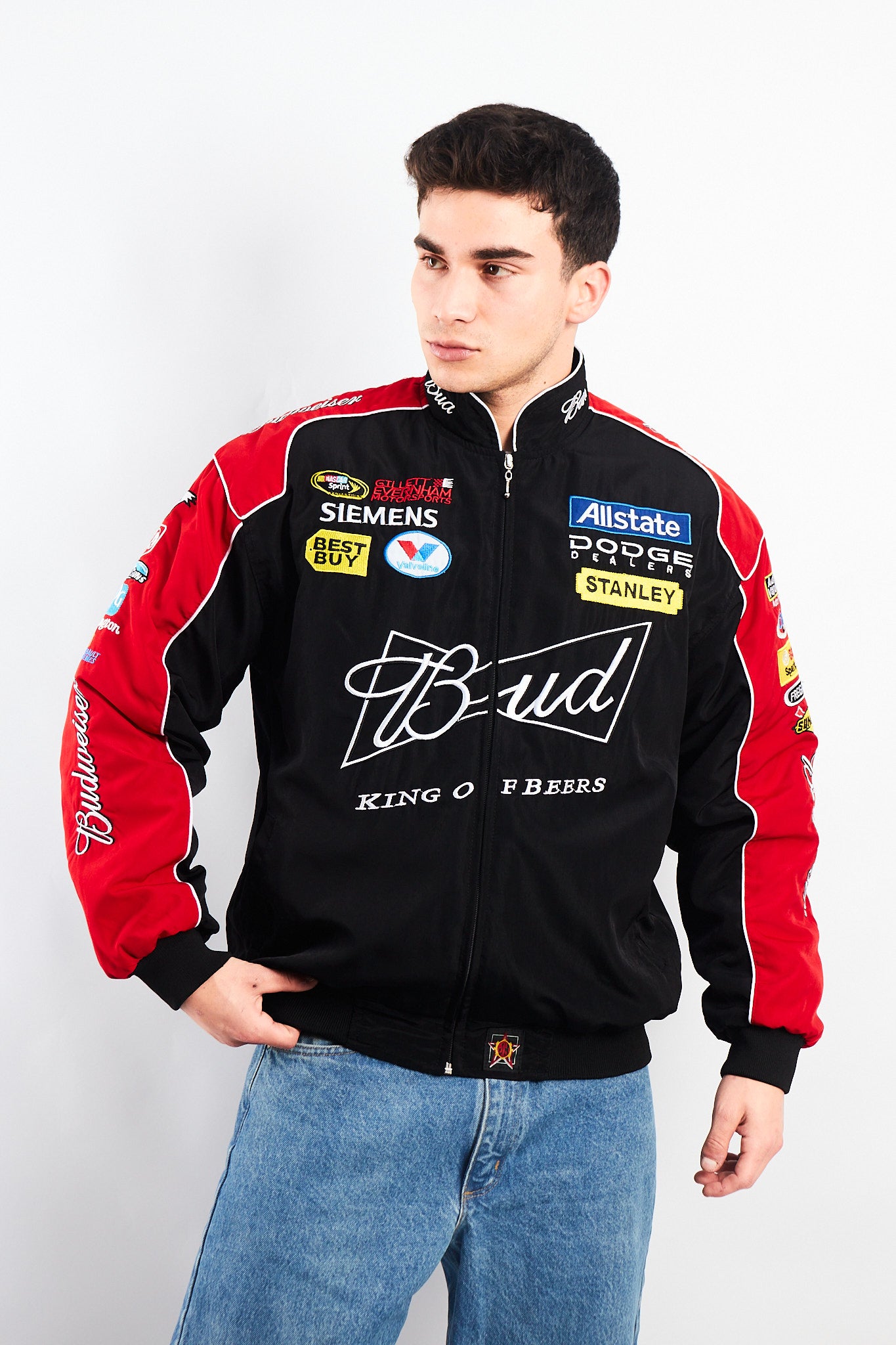 2008 Jeff Hamilton x Nascar Budweiser x Dodge Racing Jacket (M/L)