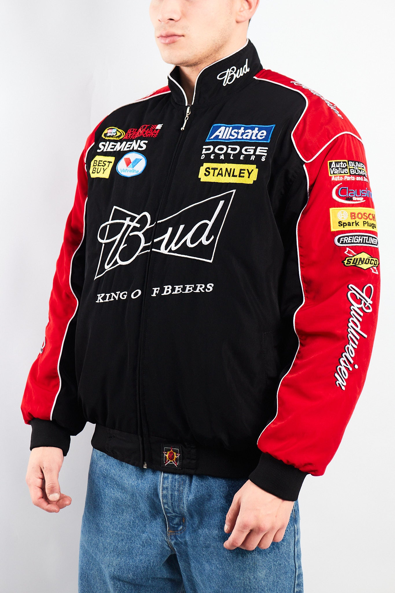 2008 Jeff Hamilton x Nascar Budweiser x Dodge Racing Jacket (M/L)