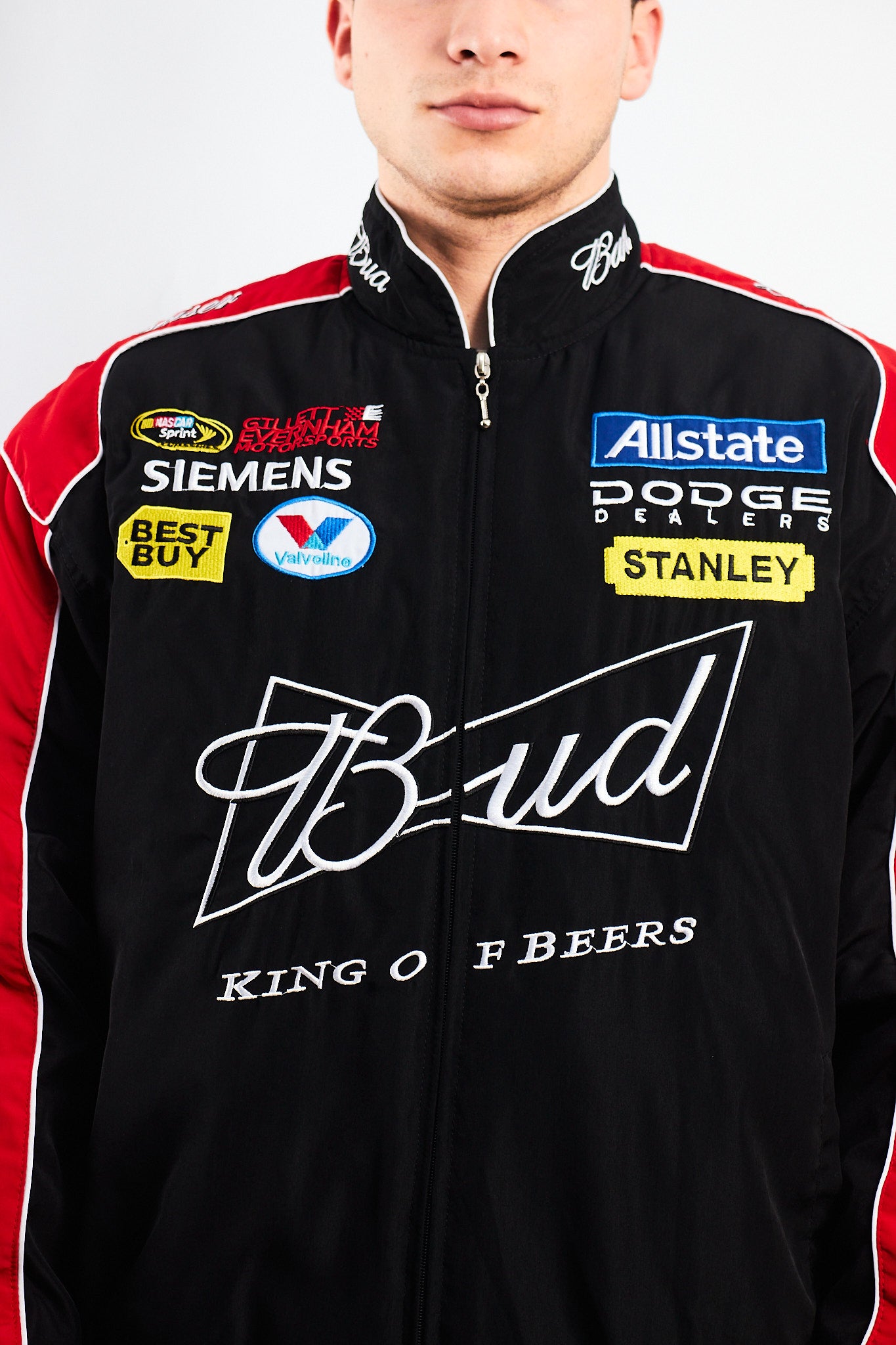 2008 Jeff Hamilton x Nascar Budweiser x Dodge Racing Jacket (M/L)