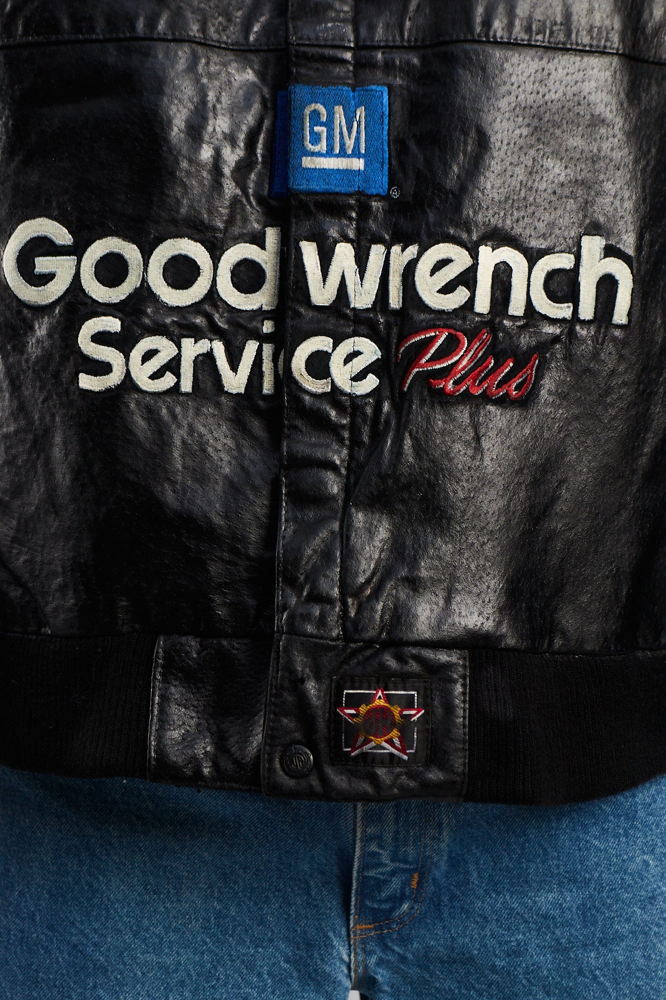 1999 Vintage Jeff Hamilton Nascar Dale Earnhardt Leather Racing Jacket (L/XL)
