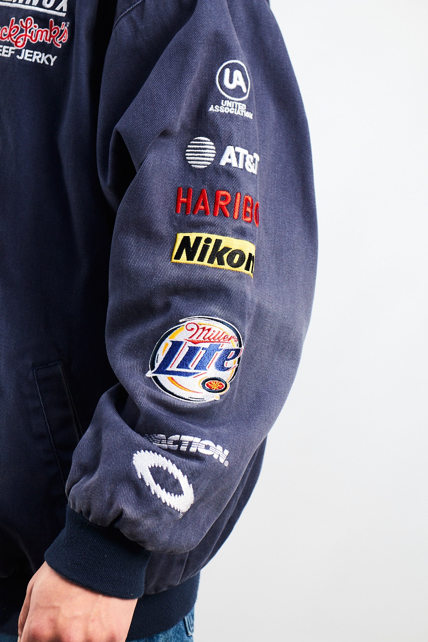 2002 Vintage Chase Dodge x Miller Lite Nascar Racing Jacket (L/XL)