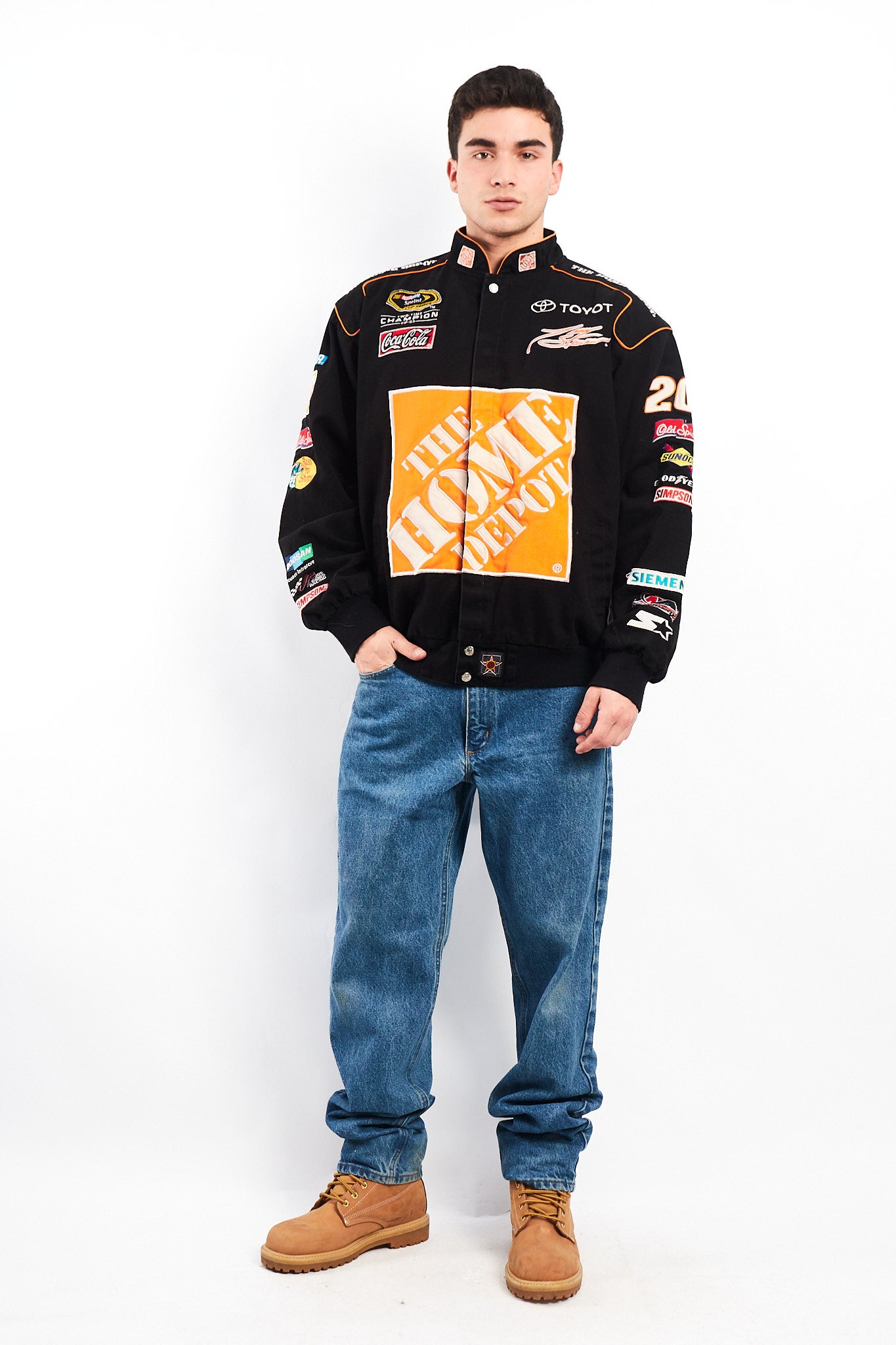 2005 Vintage Jeff Hamilton x Nascar Toyota Racing Jacket (L)