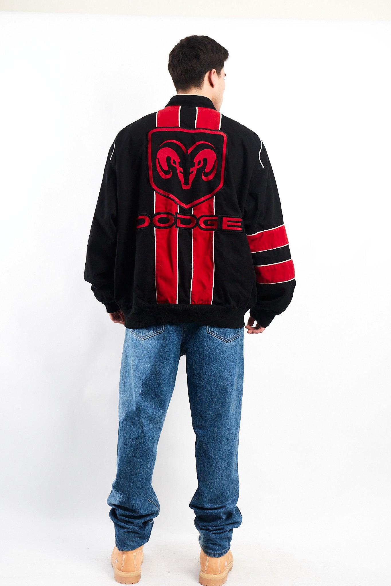 2006 Vintage Jeff Hamilton Nascar Dodge Racing Jacket (XL/XXL)