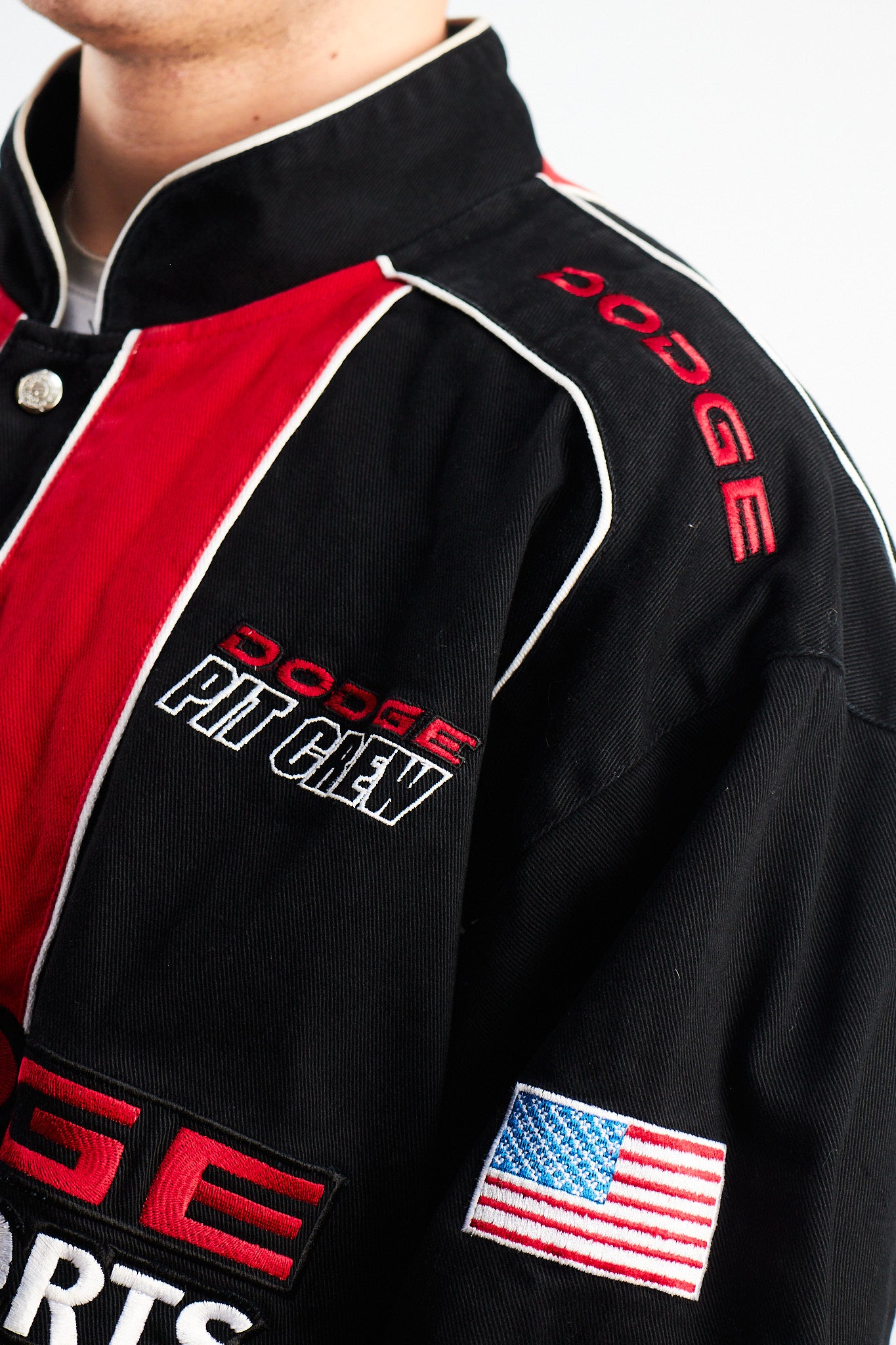 2006 Vintage Jeff Hamilton Nascar Dodge Racing Jacket (XL/XXL)