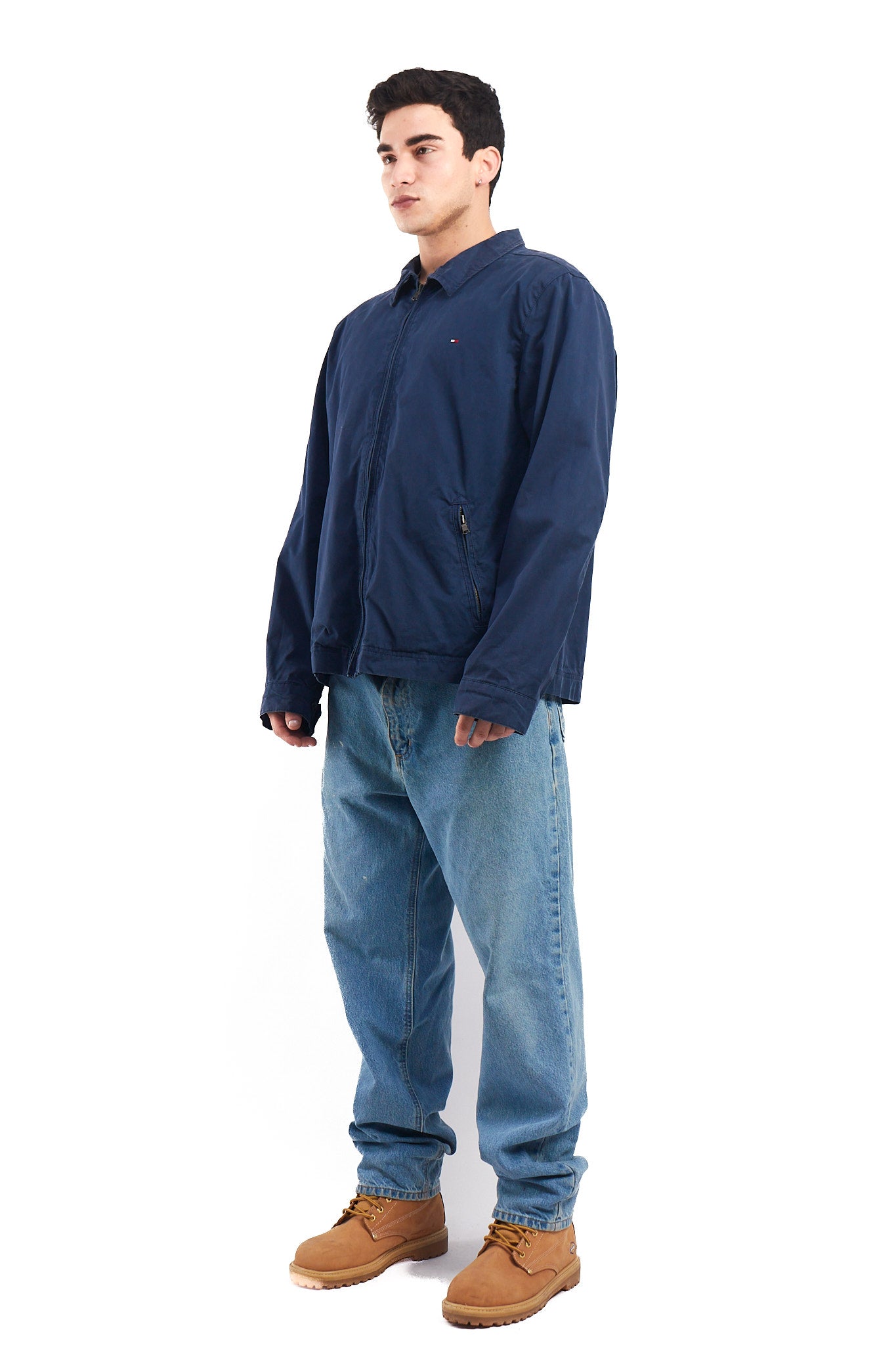 2014 Tommy Hilfiger Navy Harrington Jacket (L/XL)