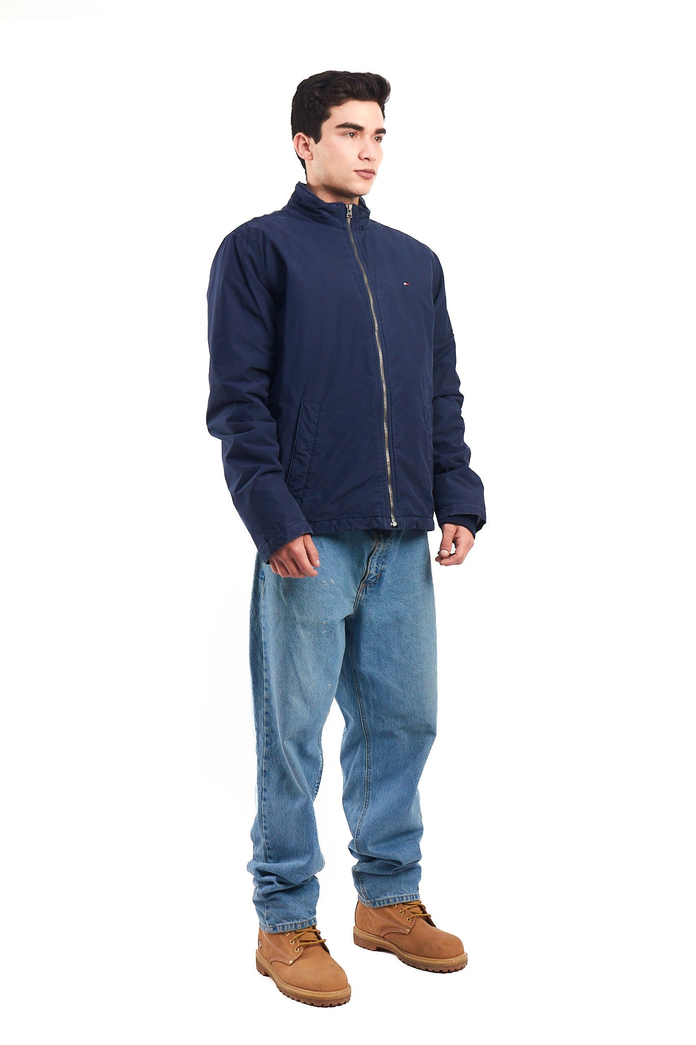 2015 Tommy Hilfiger Navy Padded Harrington Jacket (L/XL)