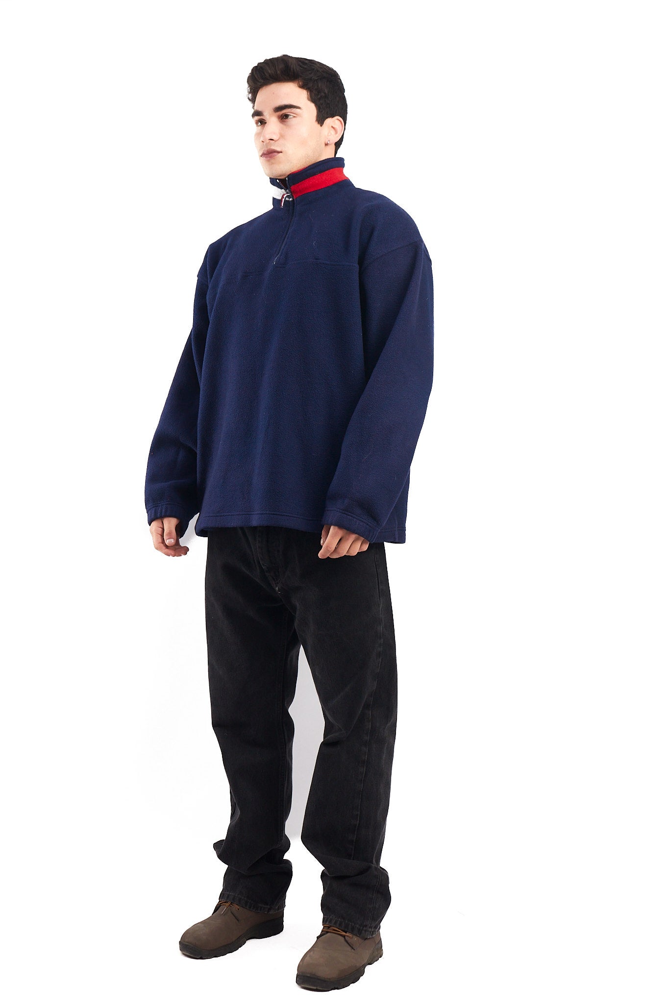 2008 Tommy Hilfiger Cotton Flag Quarter Zip (L/XL)