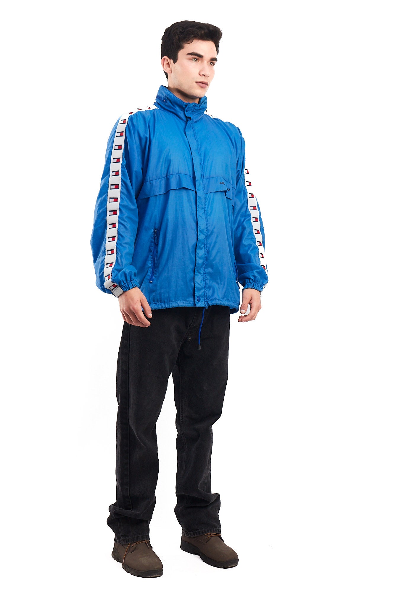 1990 Tommy Hilfiger Full Flag Track Jacket (M/L)