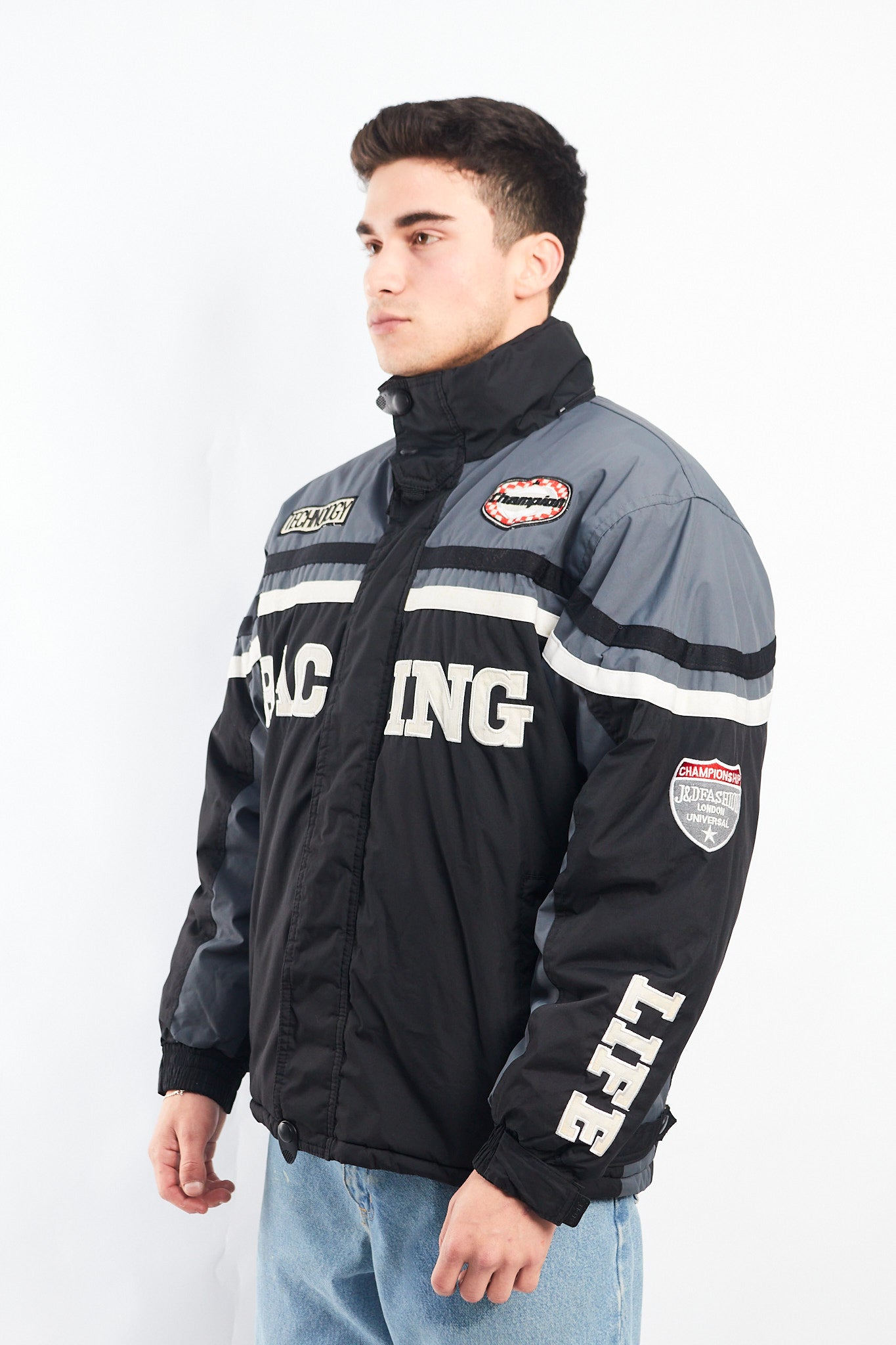 2000 Vintage Padded Racing Jacket (M/L)