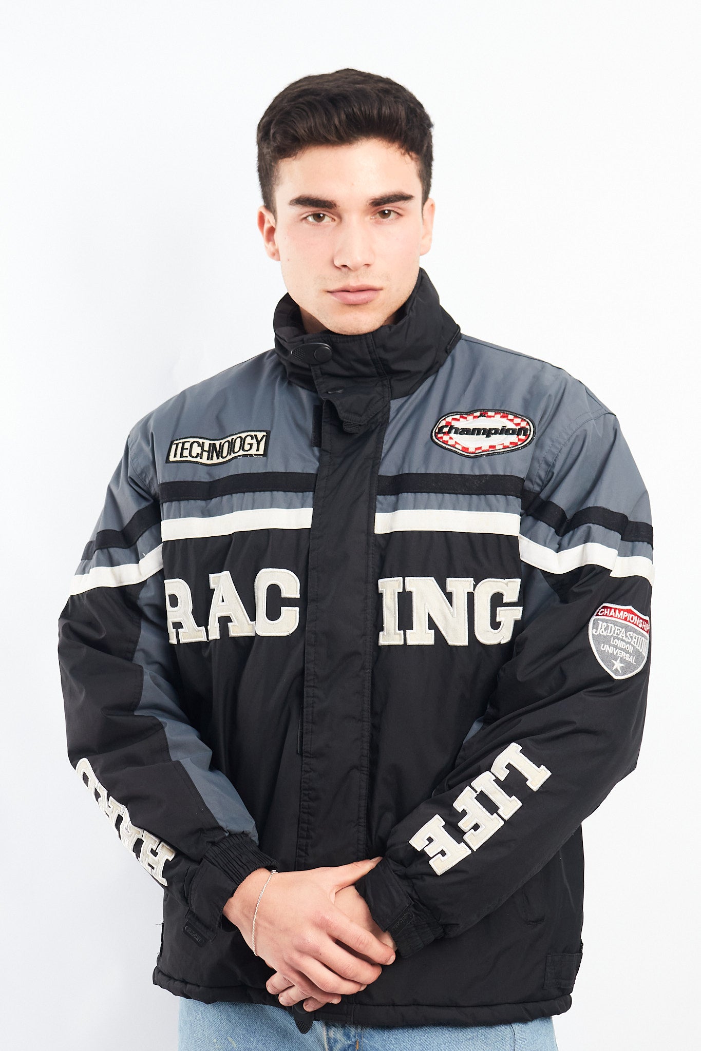 2000 Vintage Padded Racing Jacket (M/L)