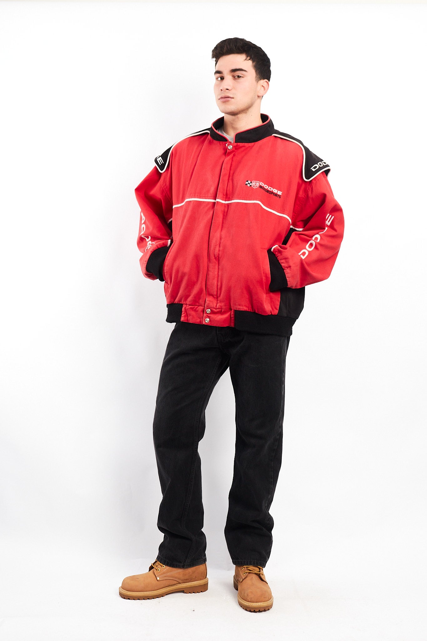 2000 Vintage Dodge Motorsports Nascar Racing Jacket (XL/XXL)