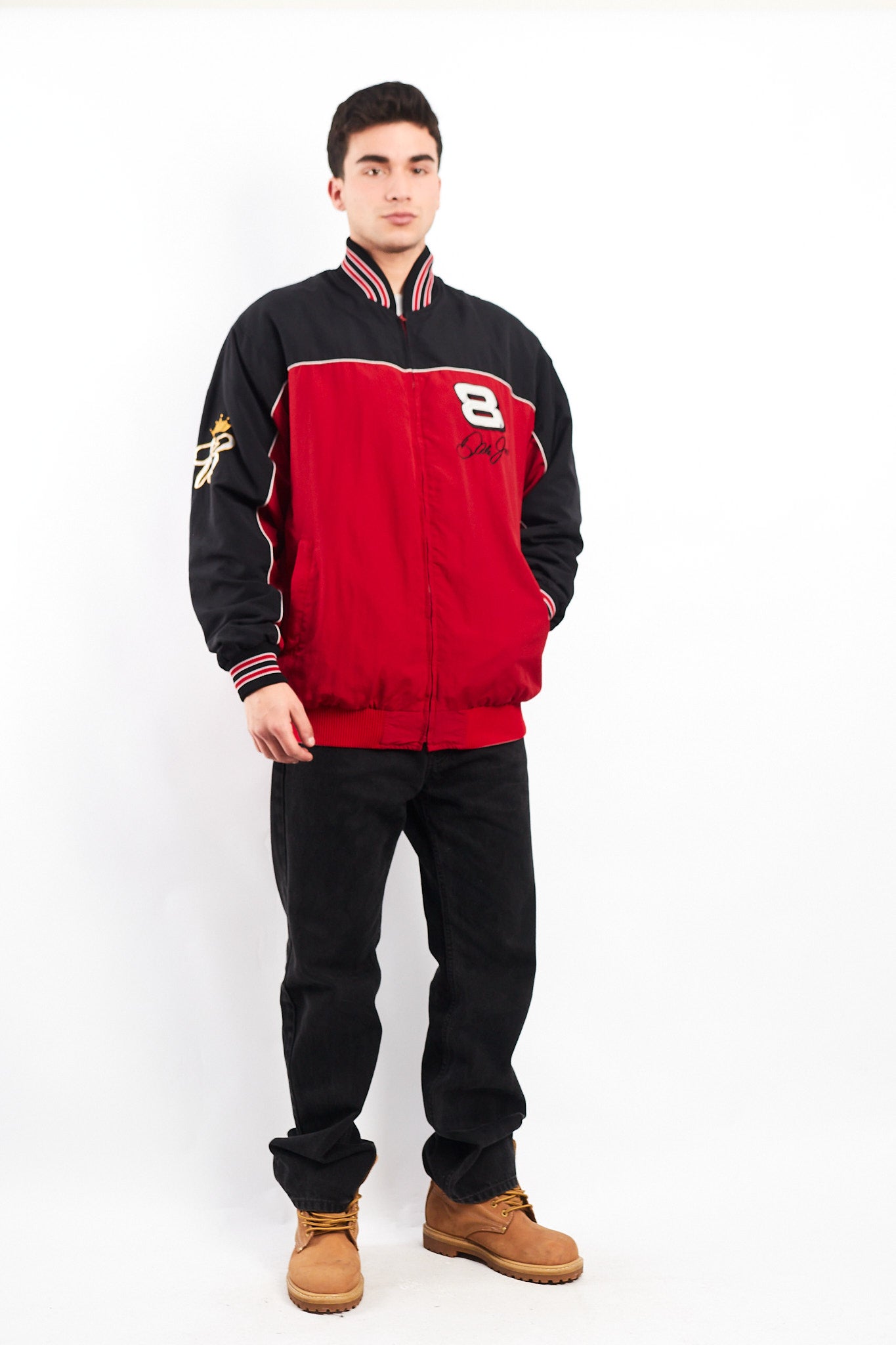2000 Chase Authentic Budweiser Dale Jr Reversible Racing Jacket (L/XL)