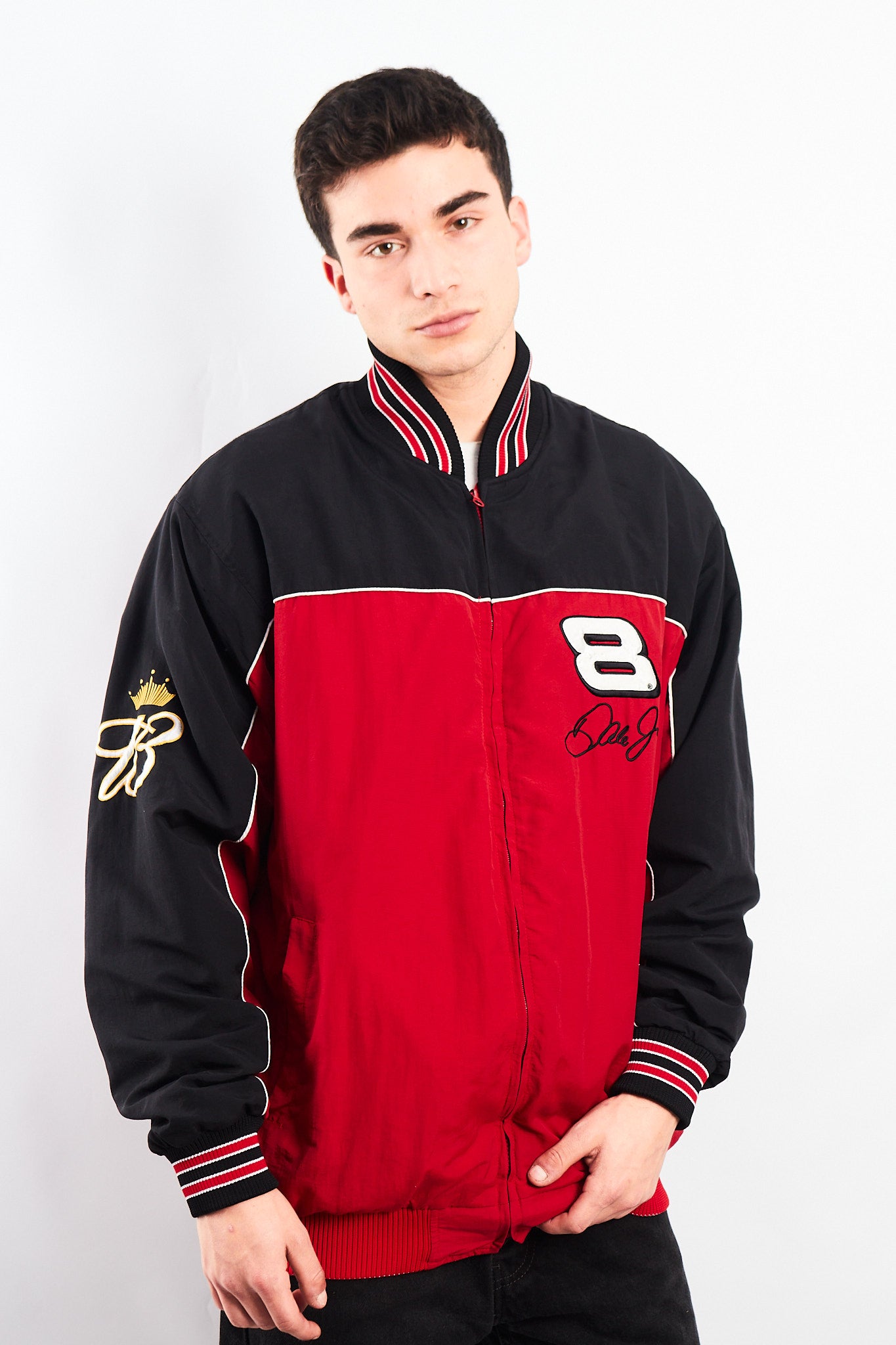 2000 Chase Authentic Budweiser Dale Jr Reversible Racing Jacket (L/XL)