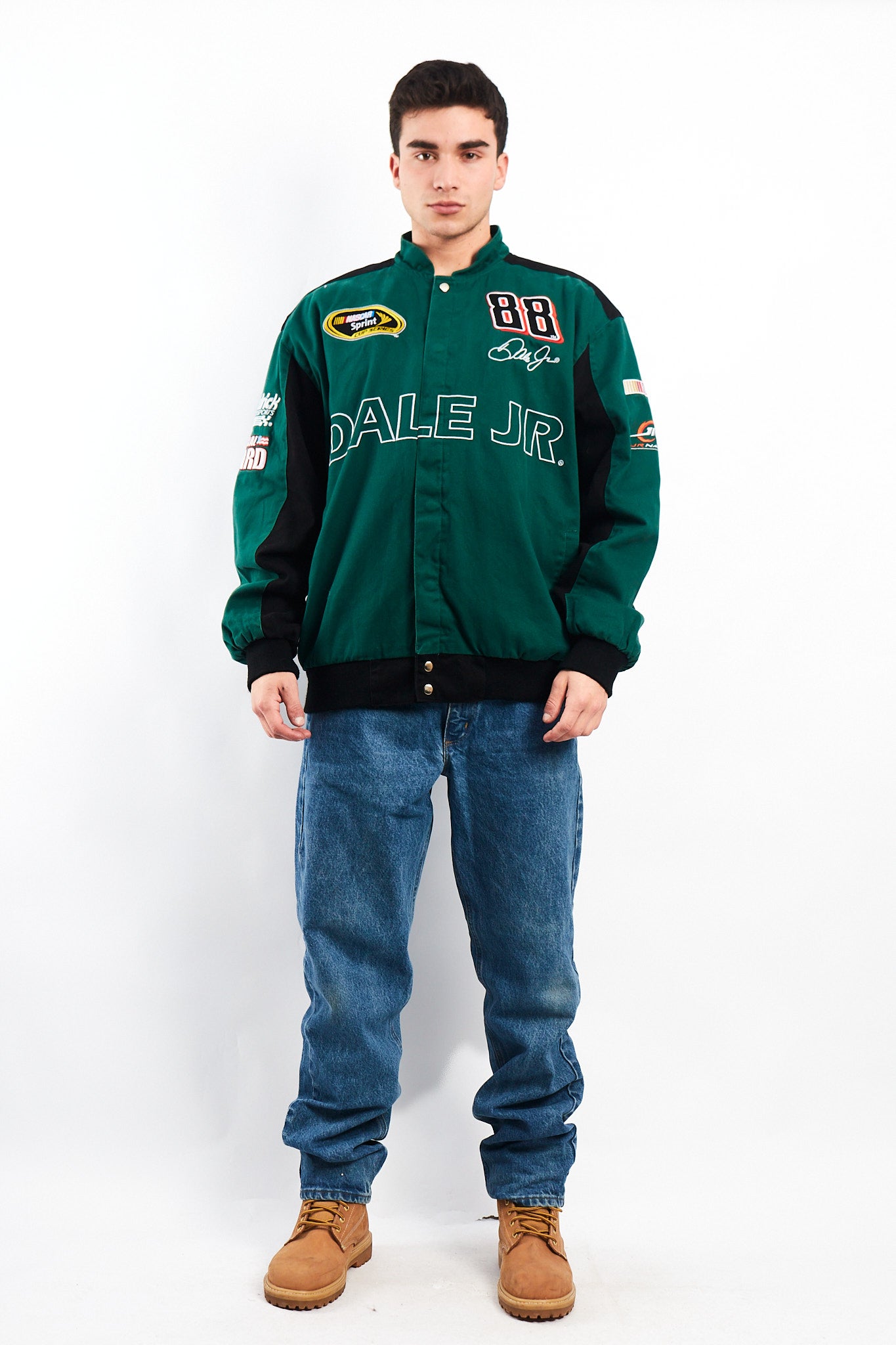 2008 Vintage AMP Energy Nascar Dale Jr Racing Jacket (L)