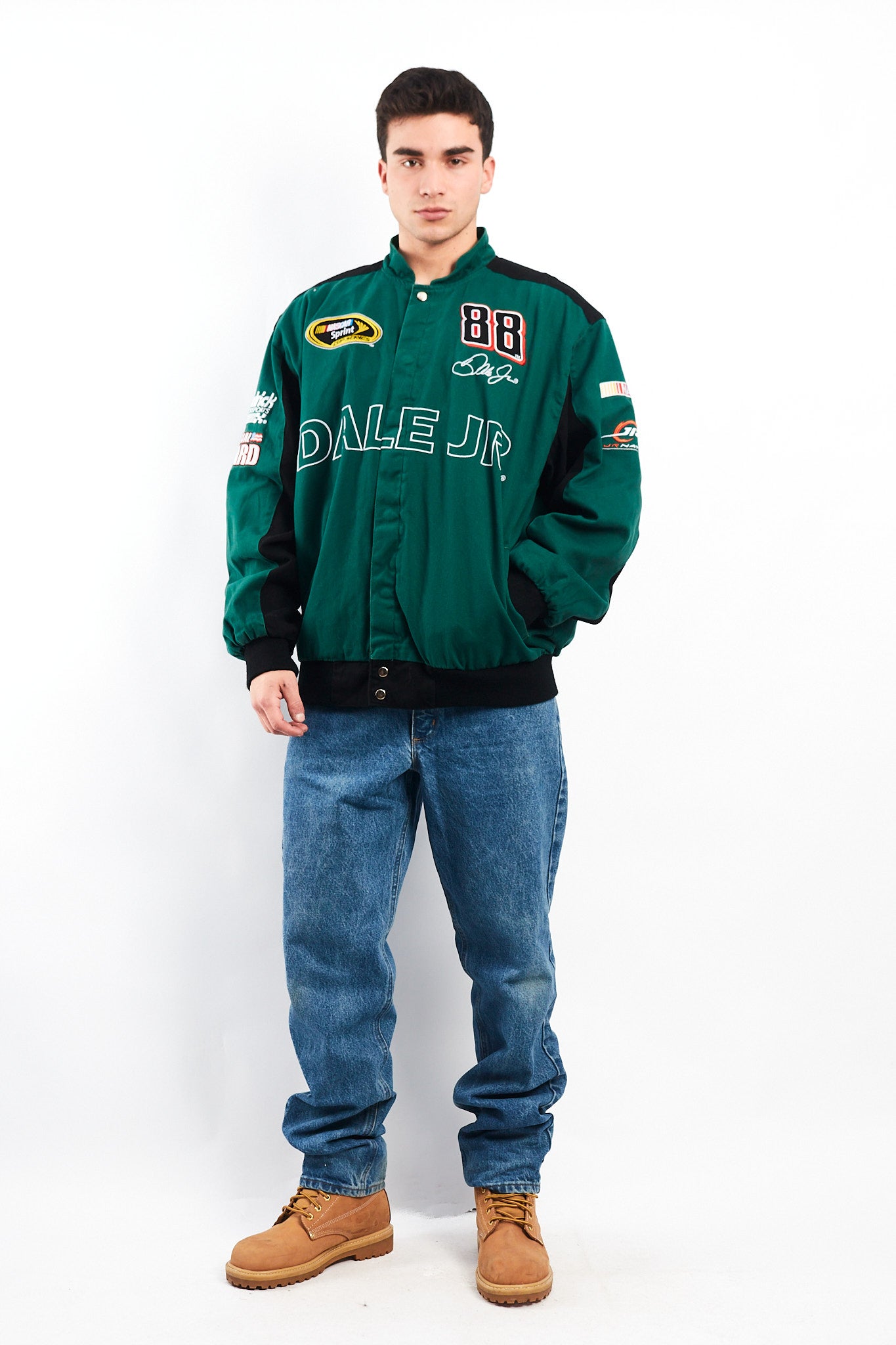 2008 Vintage AMP Energy Nascar Dale Jr Racing Jacket (L)