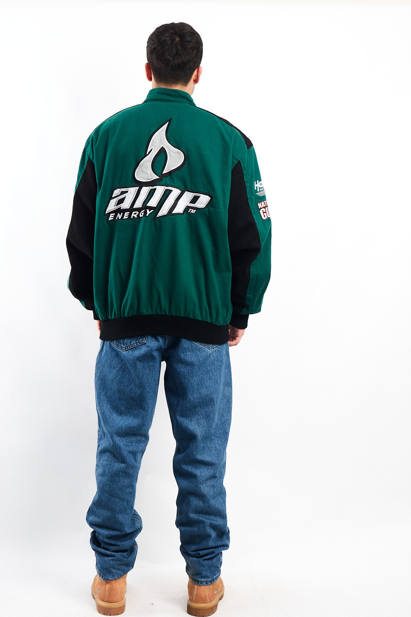 2008 Vintage AMP Energy Nascar Dale Jr Racing Jacket (L)