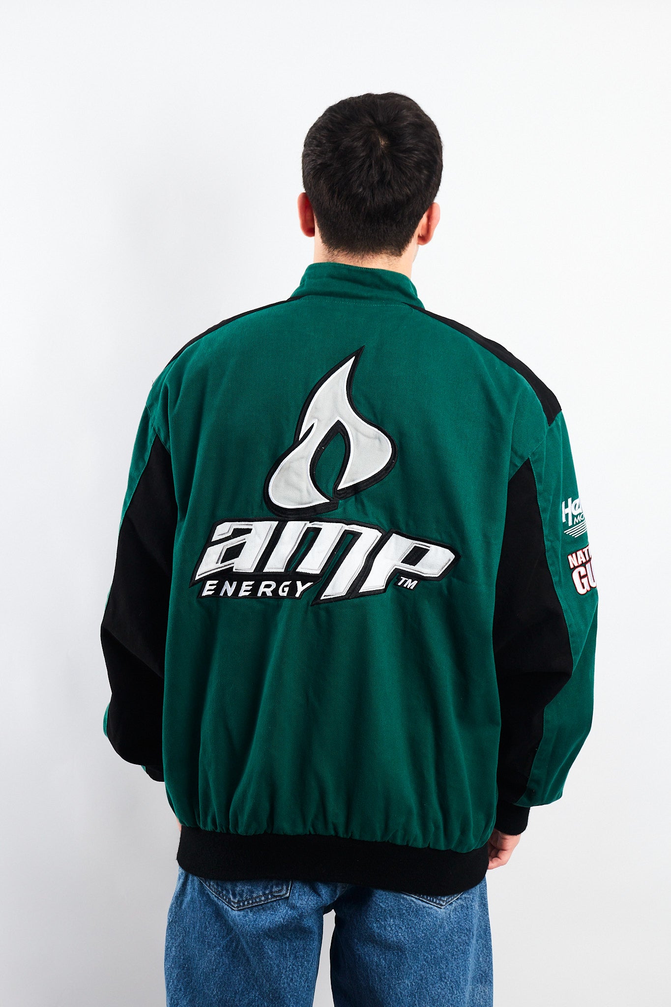 2008 Vintage AMP Energy Nascar Dale Jr Racing Jacket (L)