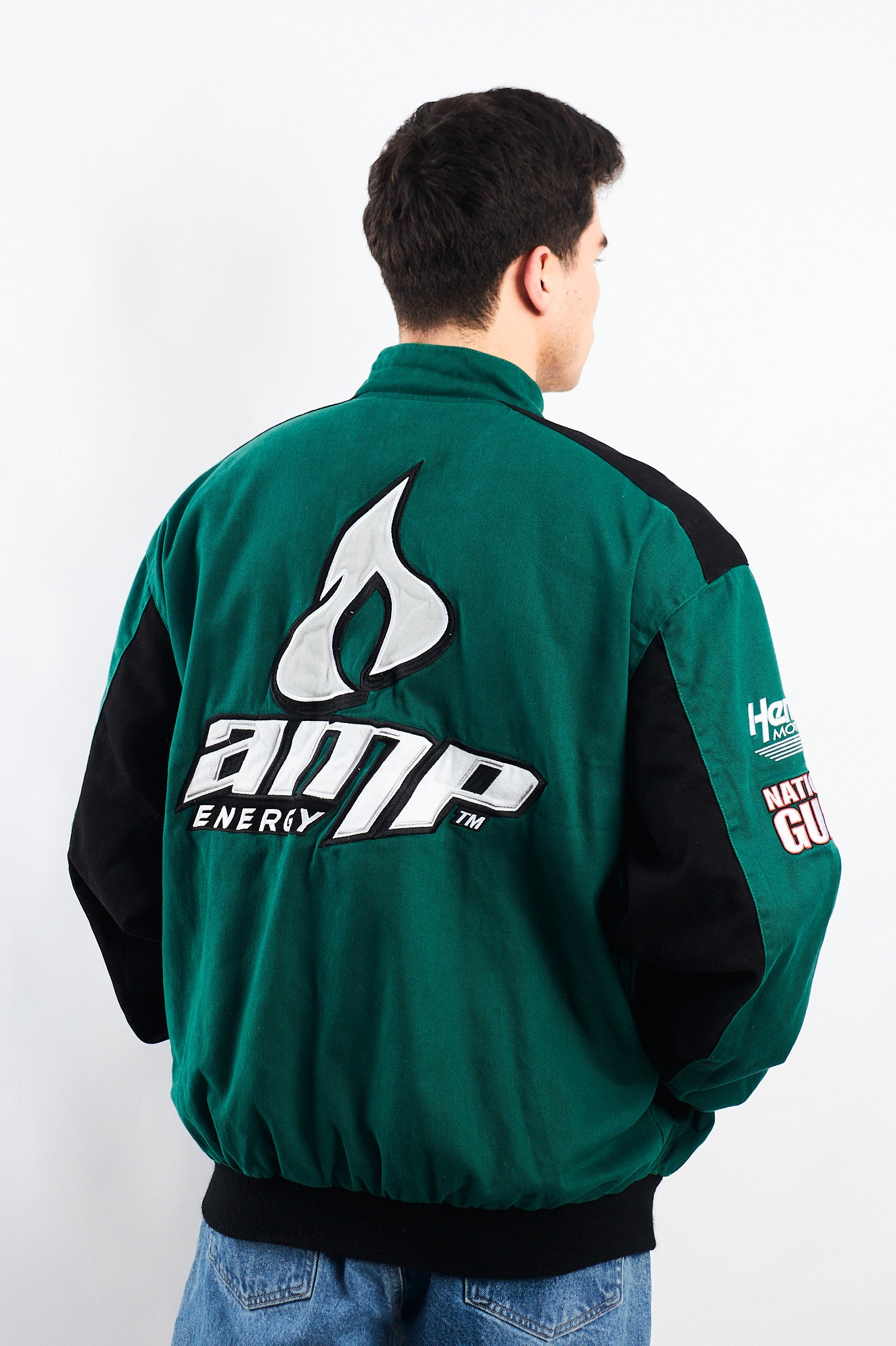 2008 Vintage AMP Energy Nascar Dale Jr Racing Jacket (L)