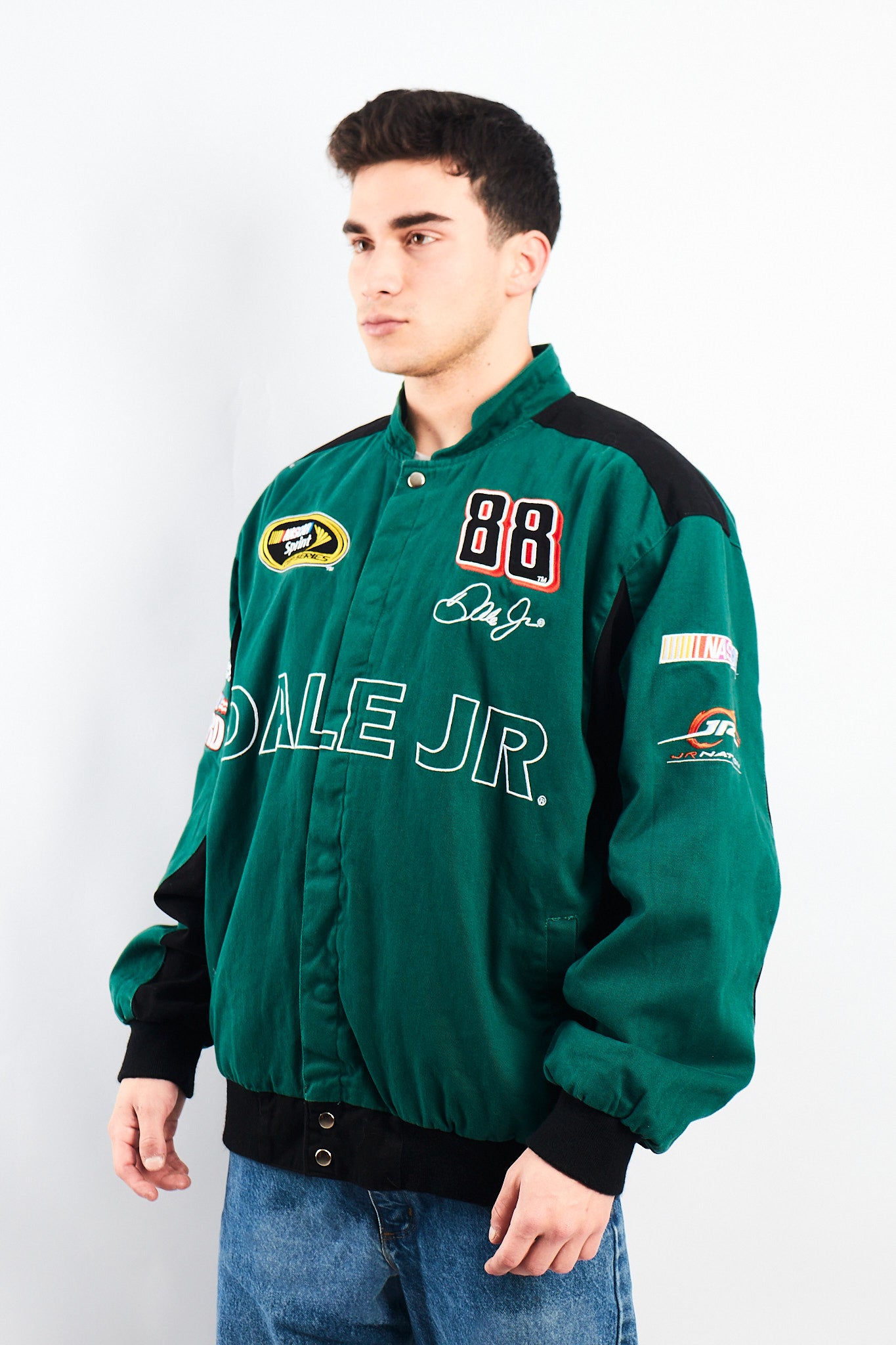 2008 Vintage AMP Energy Nascar Dale Jr Racing Jacket (L)