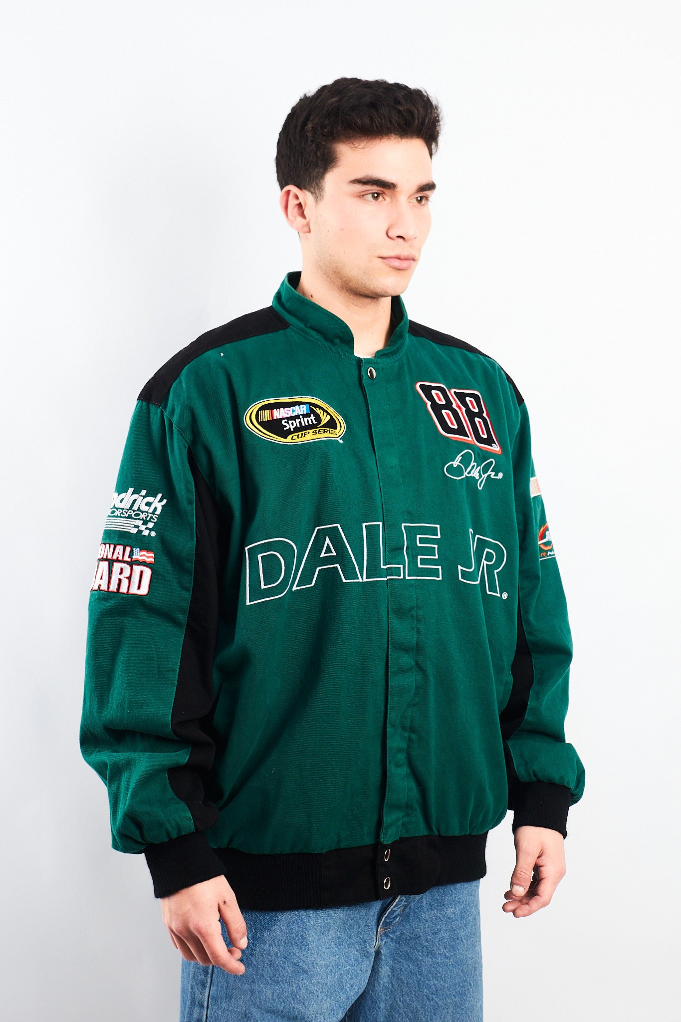 2008 Vintage AMP Energy Nascar Dale Jr Racing Jacket (L)