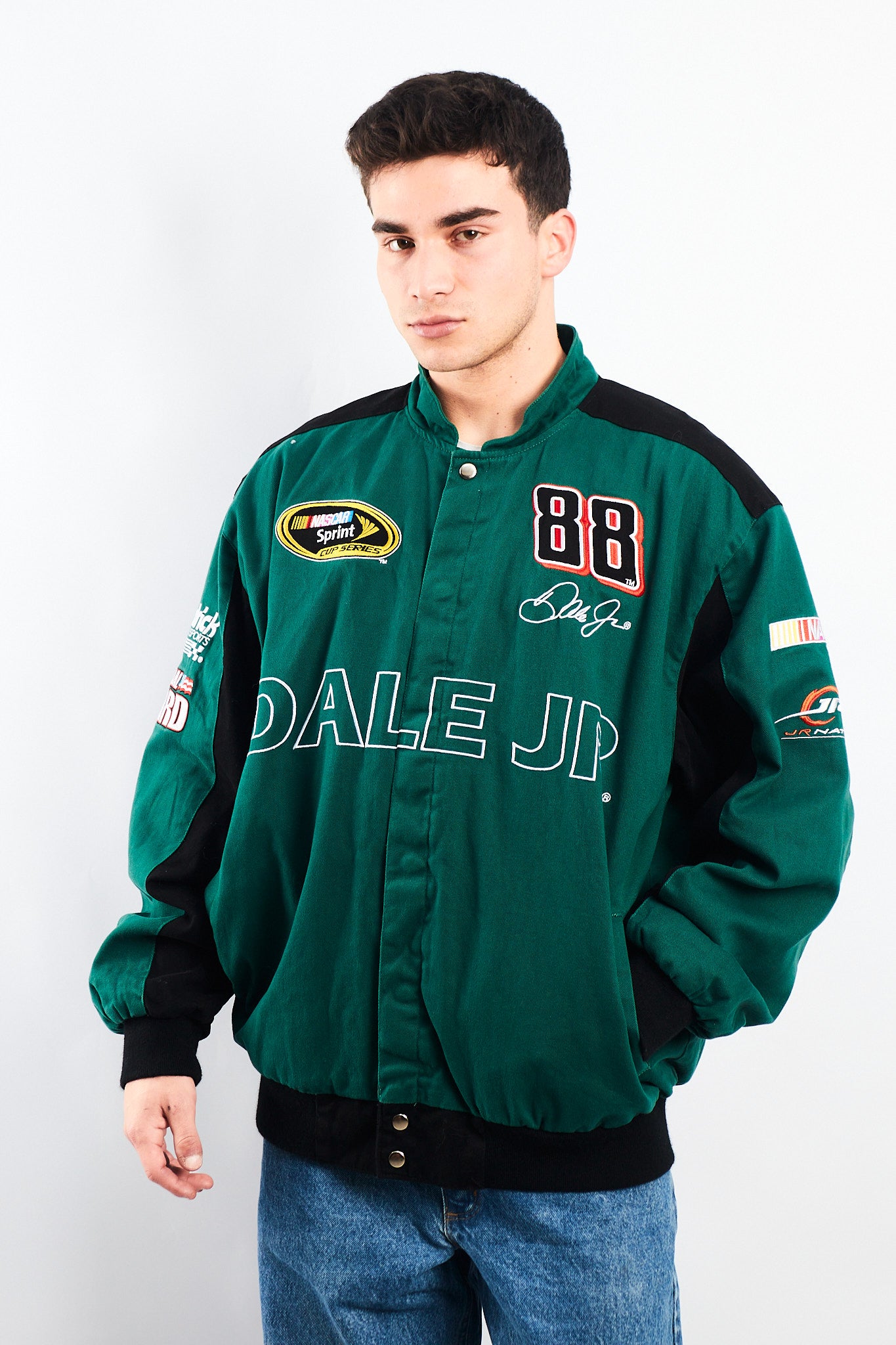 2008 Vintage AMP Energy Nascar Dale Jr Racing Jacket (L)